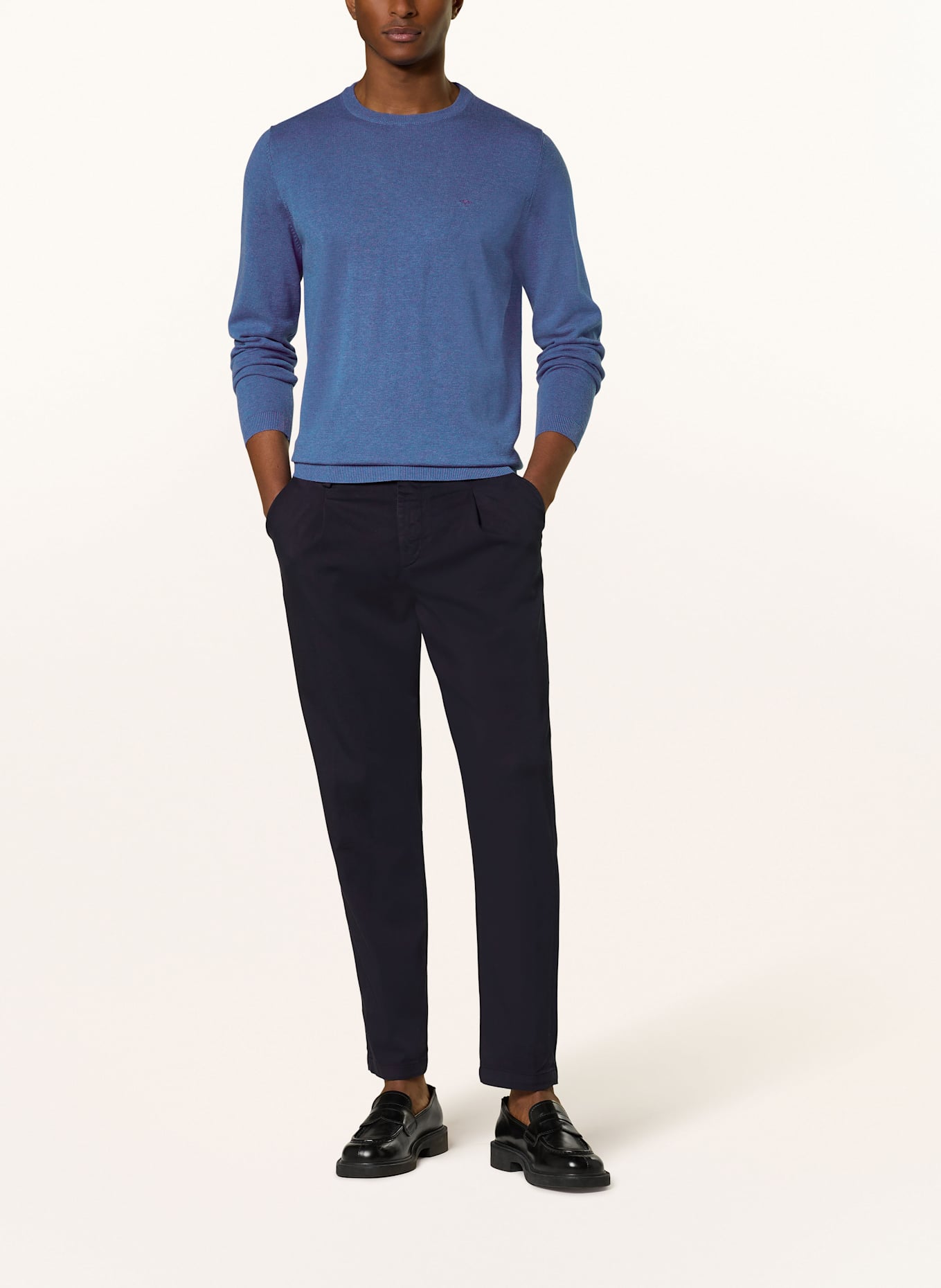 FYNCH-HATTON Pullover: BLAU