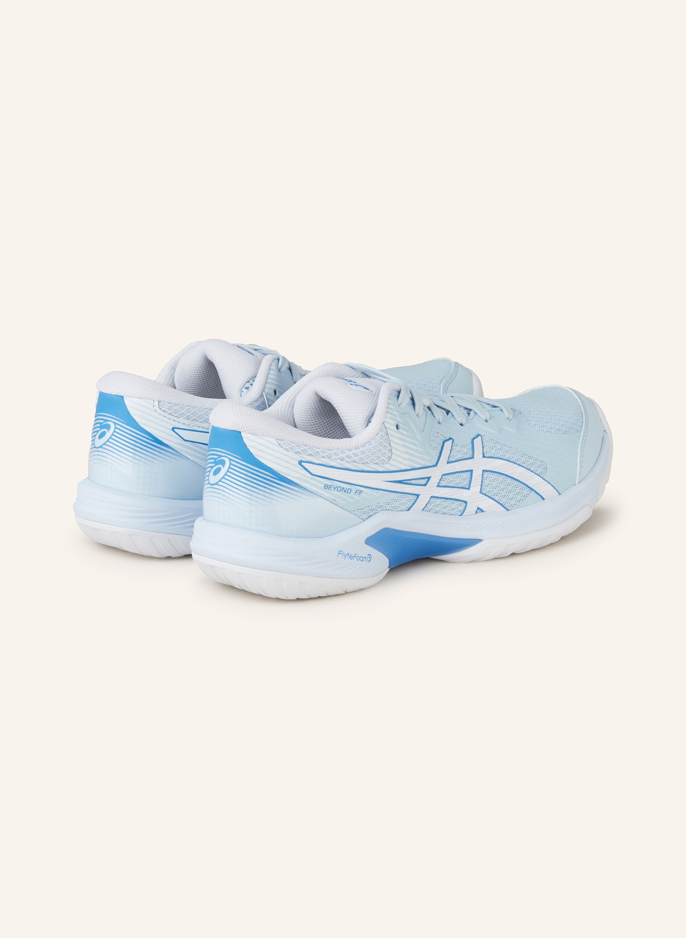 ASICS Indoorschuhe BEYOND FF: HELLBLAU/ WEISS