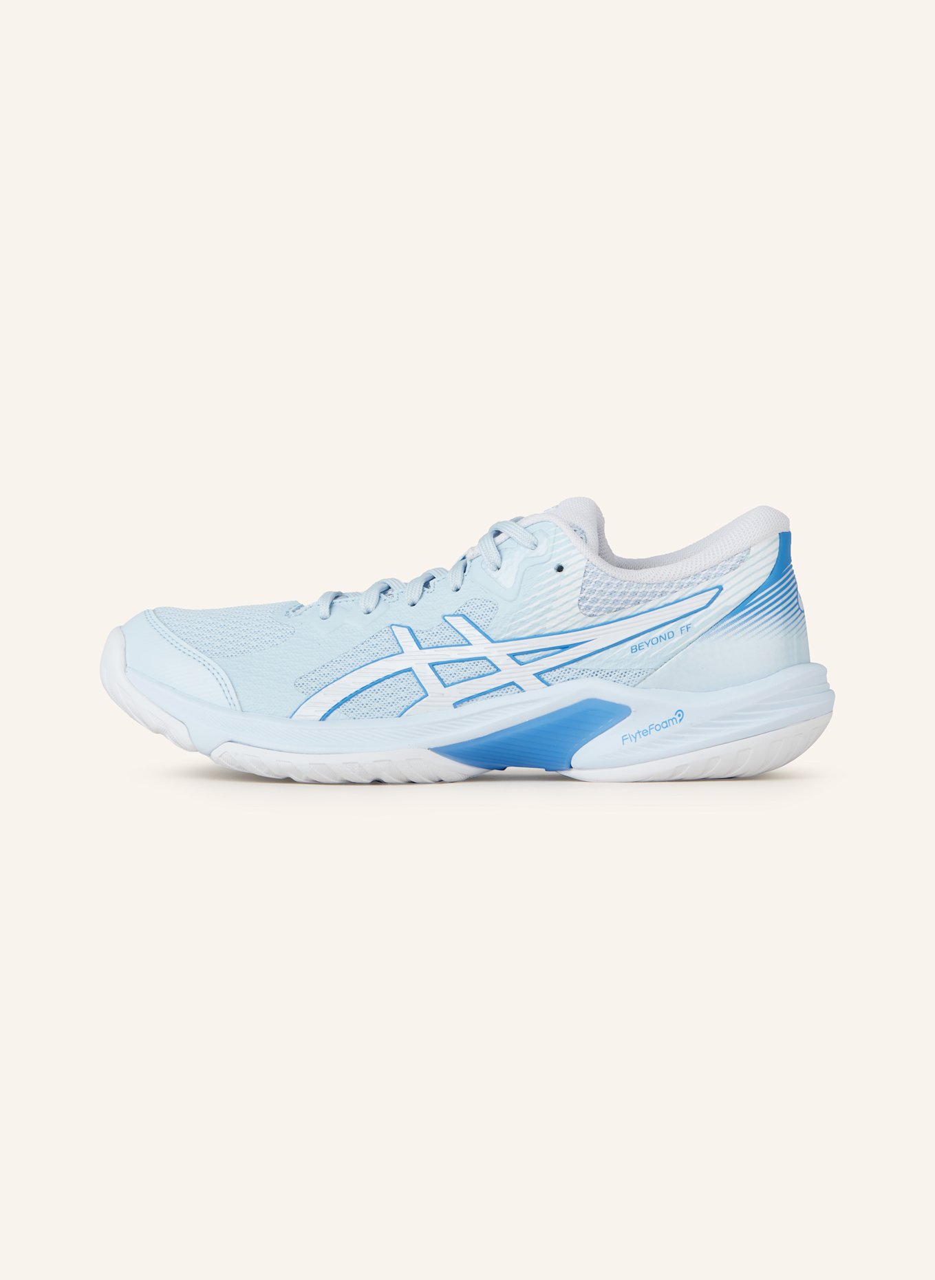 ASICS Indoorschuhe BEYOND FF: HELLBLAU/ WEISS