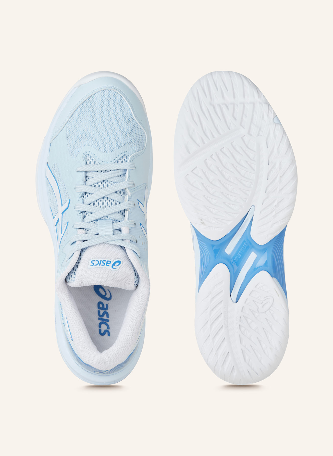ASICS Indoorschuhe BEYOND FF: HELLBLAU/ WEISS