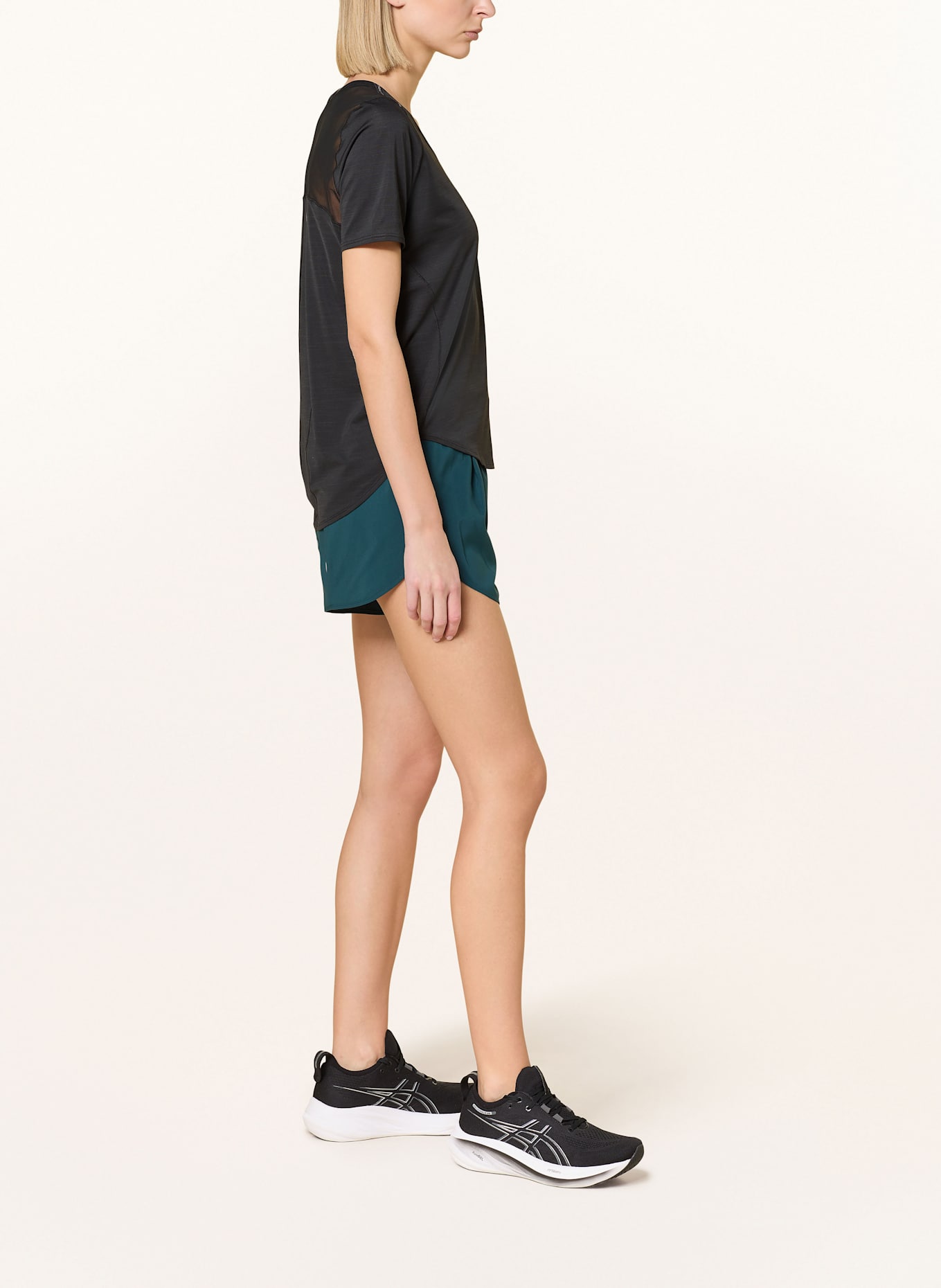 ASICS Running shorts ROAD 3.5IN, Color: GREEN (Image 4)