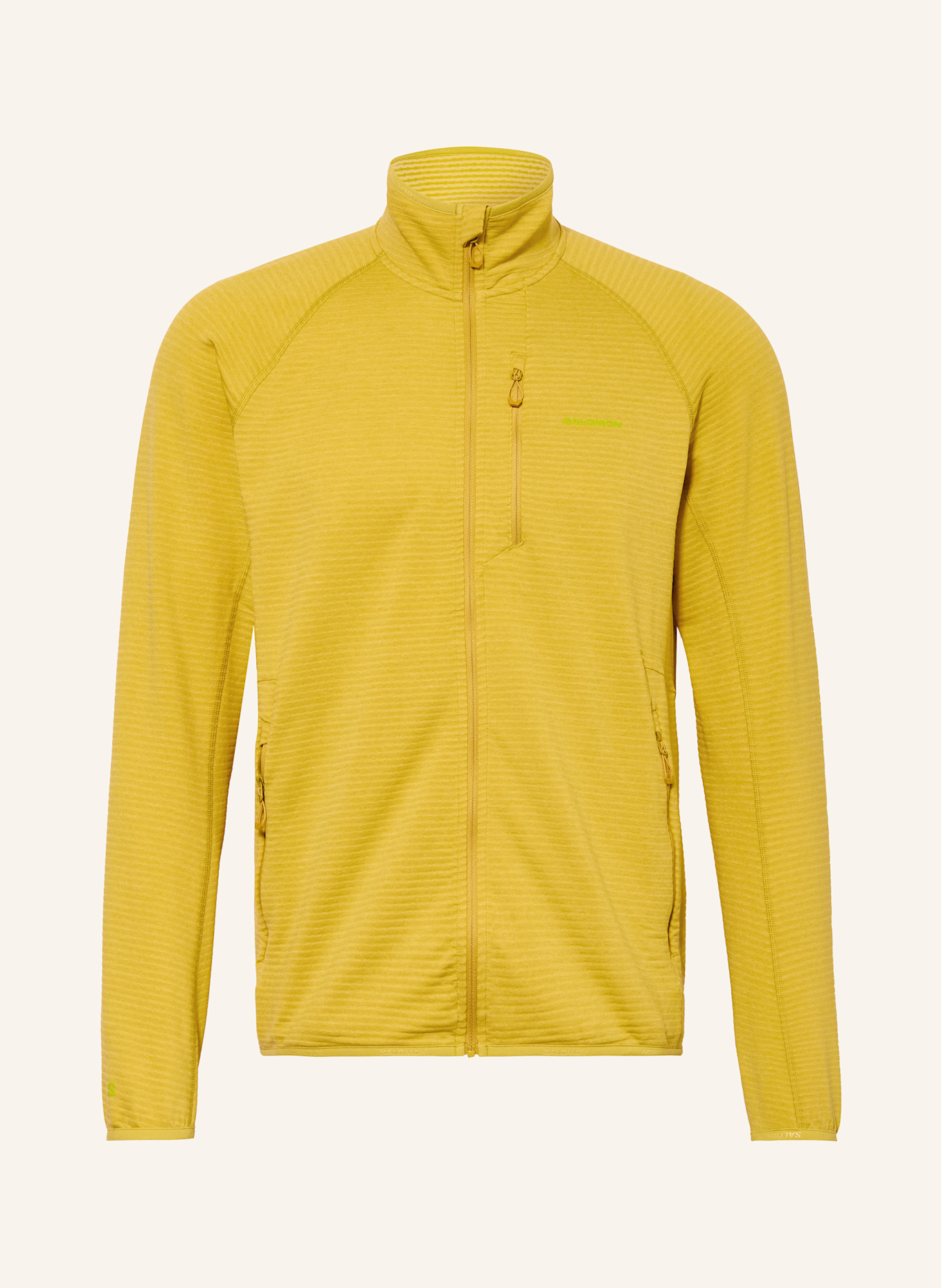 SALOMON Midlayer-Jacke ESSENTIAL LIGHTWARM: GELB