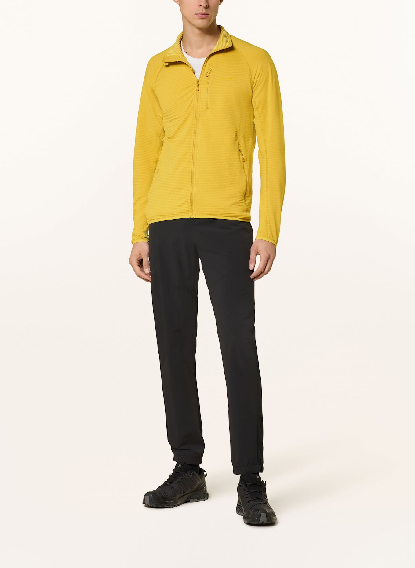 SALOMON Midlayer-Jacke ESSENTIAL LIGHTWARM: GELB