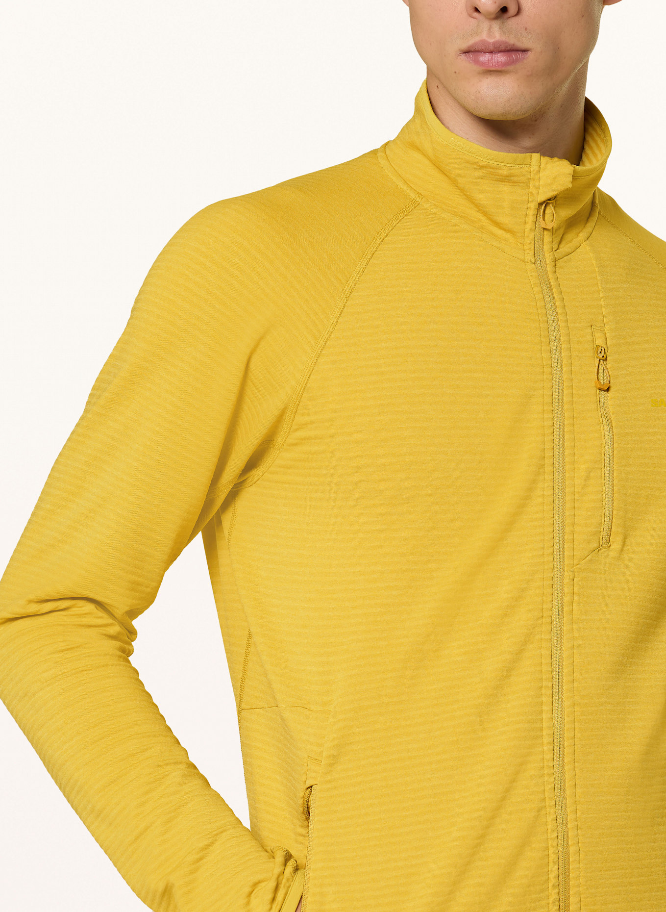 SALOMON Midlayer-Jacke ESSENTIAL LIGHTWARM: GELB
