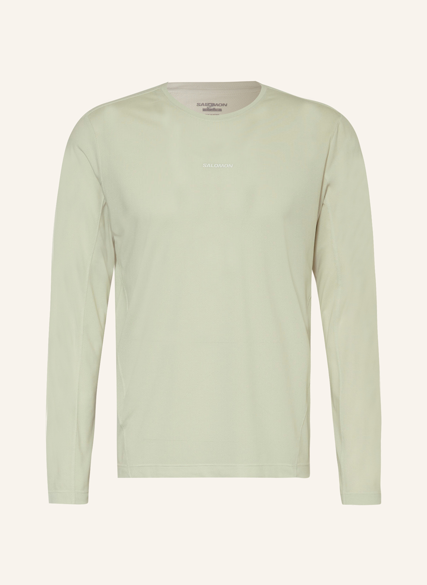 SALOMON Laufshirt SHKOUT CORE LS: HELLGELB