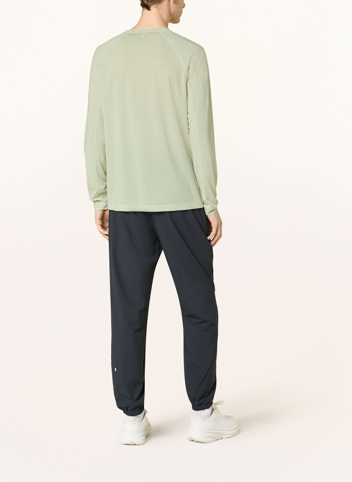 SALOMON Laufshirt SHKOUT CORE LS: HELLGELB