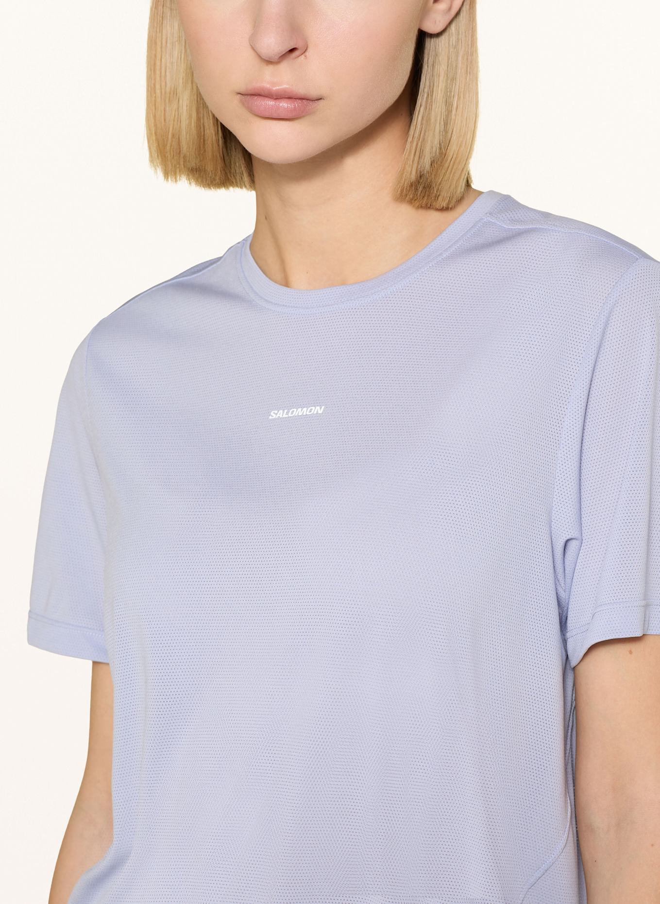 SALOMON Laufshirt SHKOUT CORE: HELLLILA