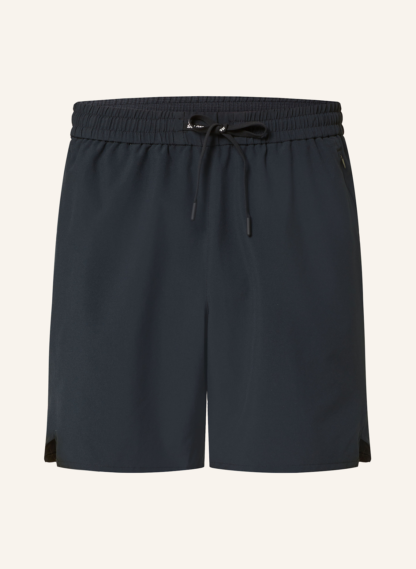 SALOMON Laufshorts CROSS 7'': SCHWARZ