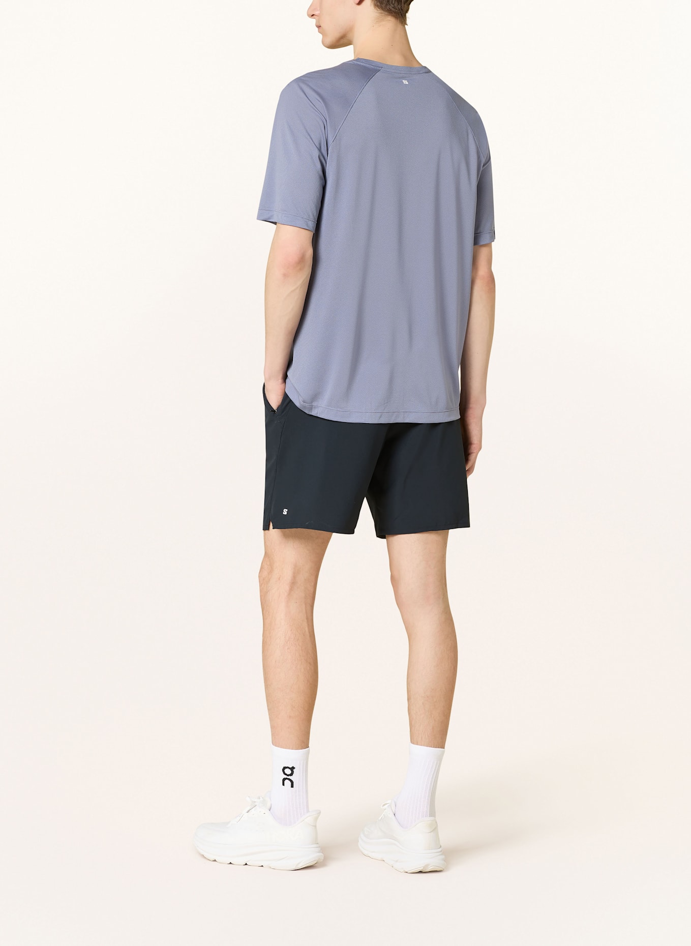 SALOMON Laufshorts CROSS 7'': SCHWARZ
