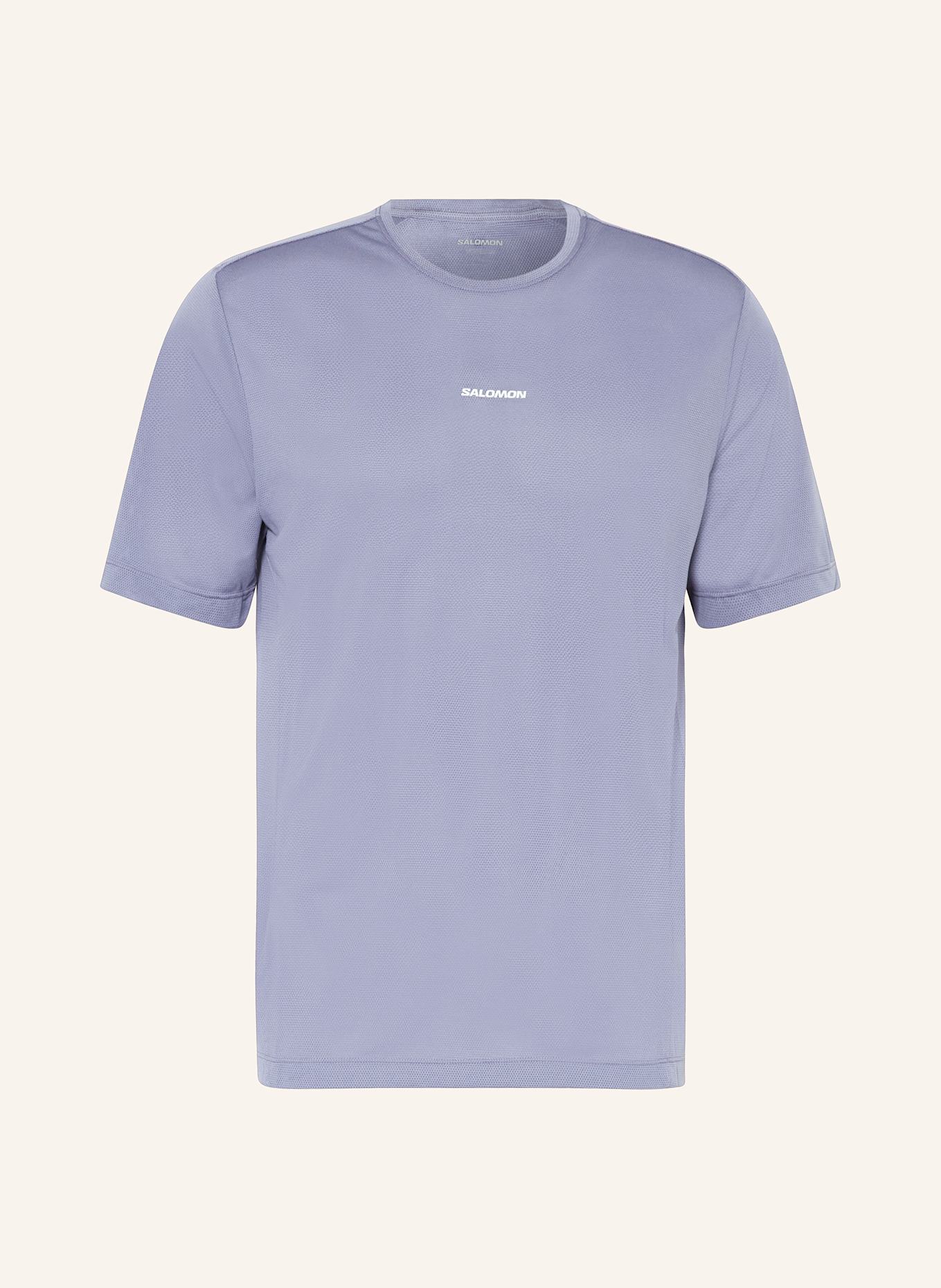 SALOMON Laufshirt SHKOUT CORE: BLAUGRAU