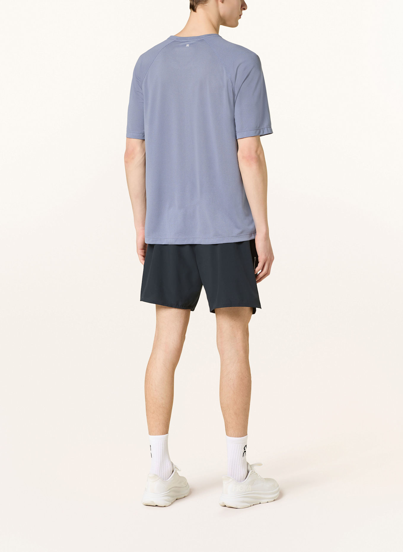 SALOMON Laufshirt SHKOUT CORE: BLAUGRAU