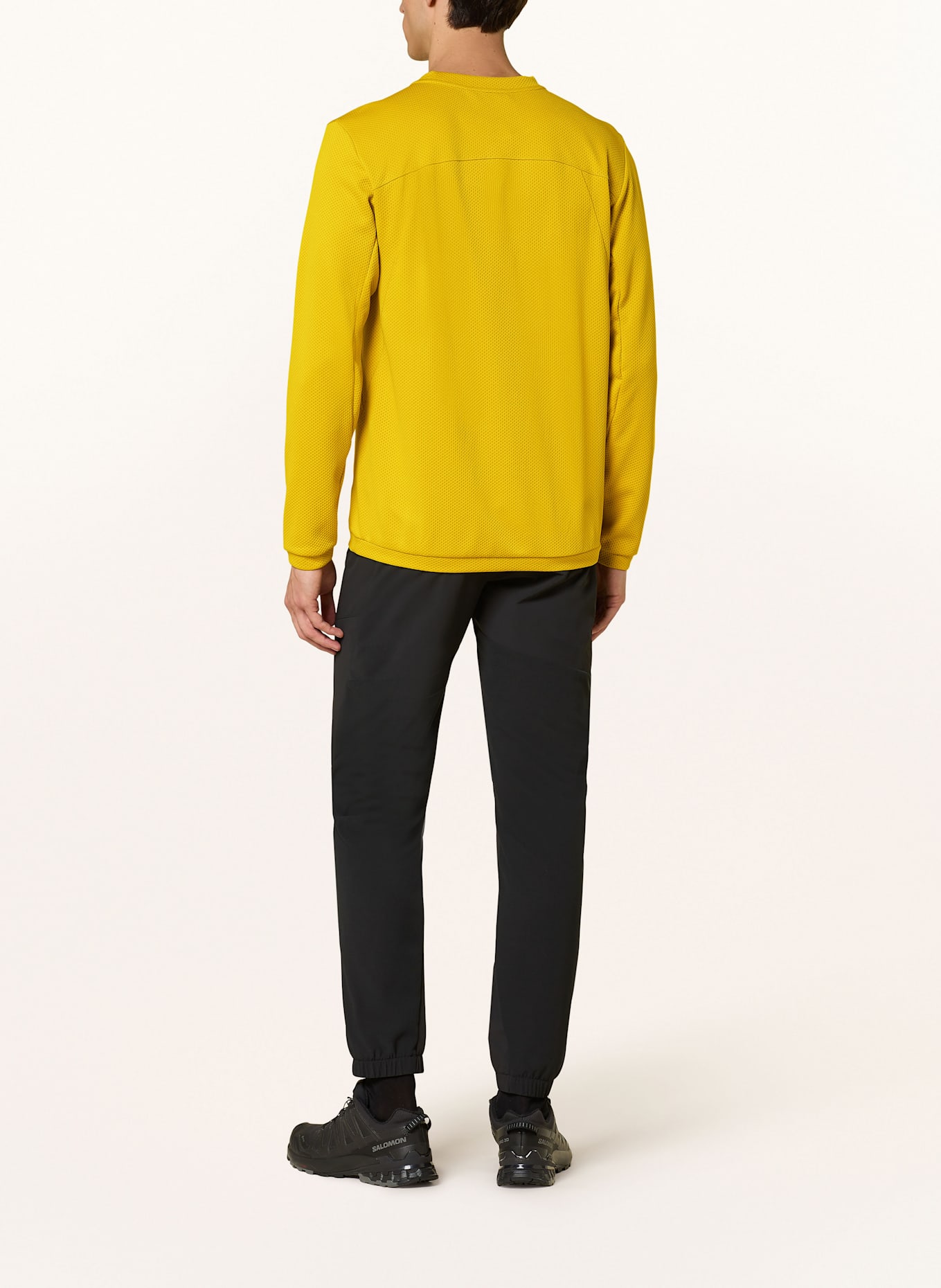 SALOMON Longsleeve MOTOMESH: GELB
