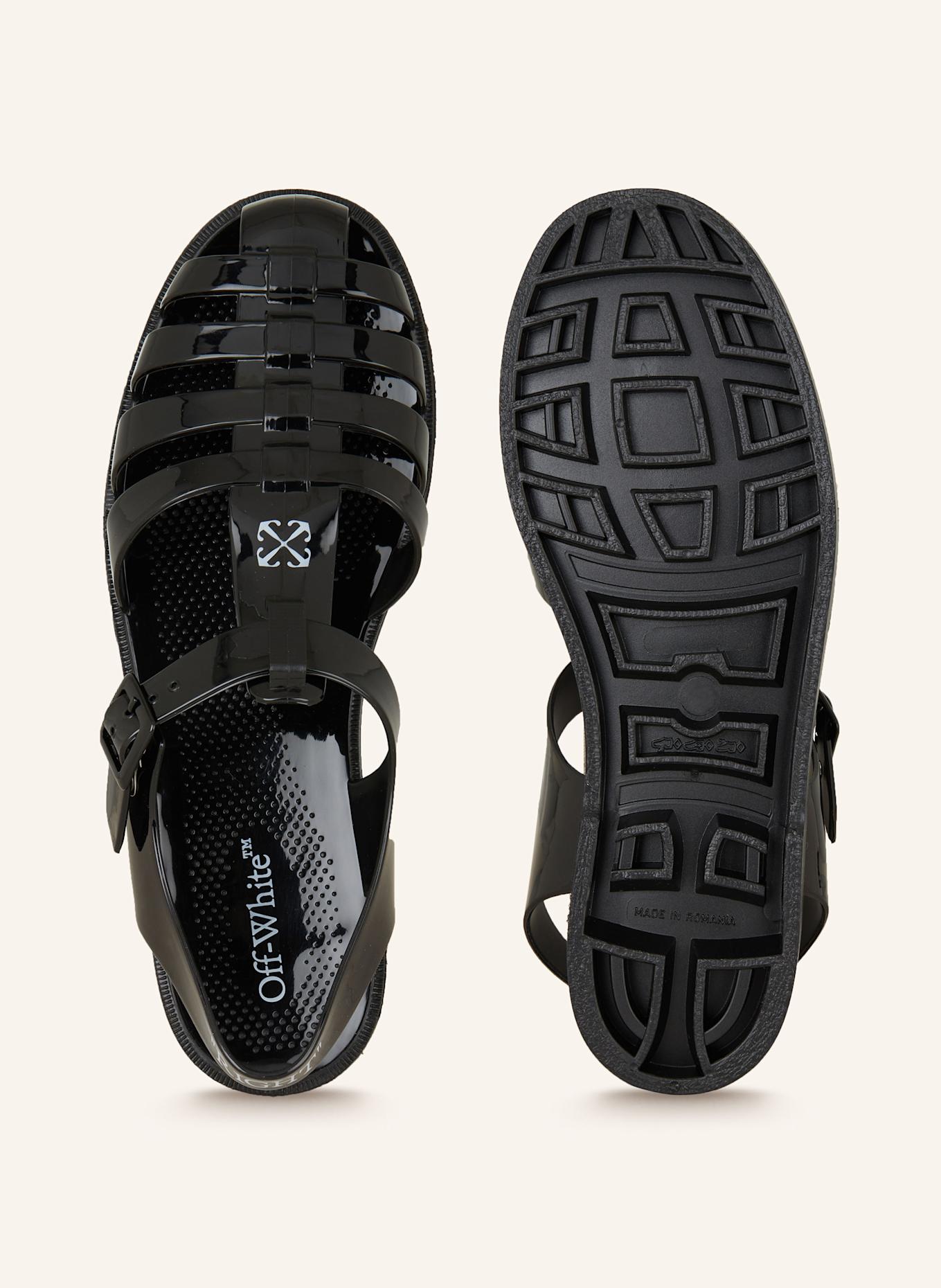 Off-White Sandalen: SCHWARZ