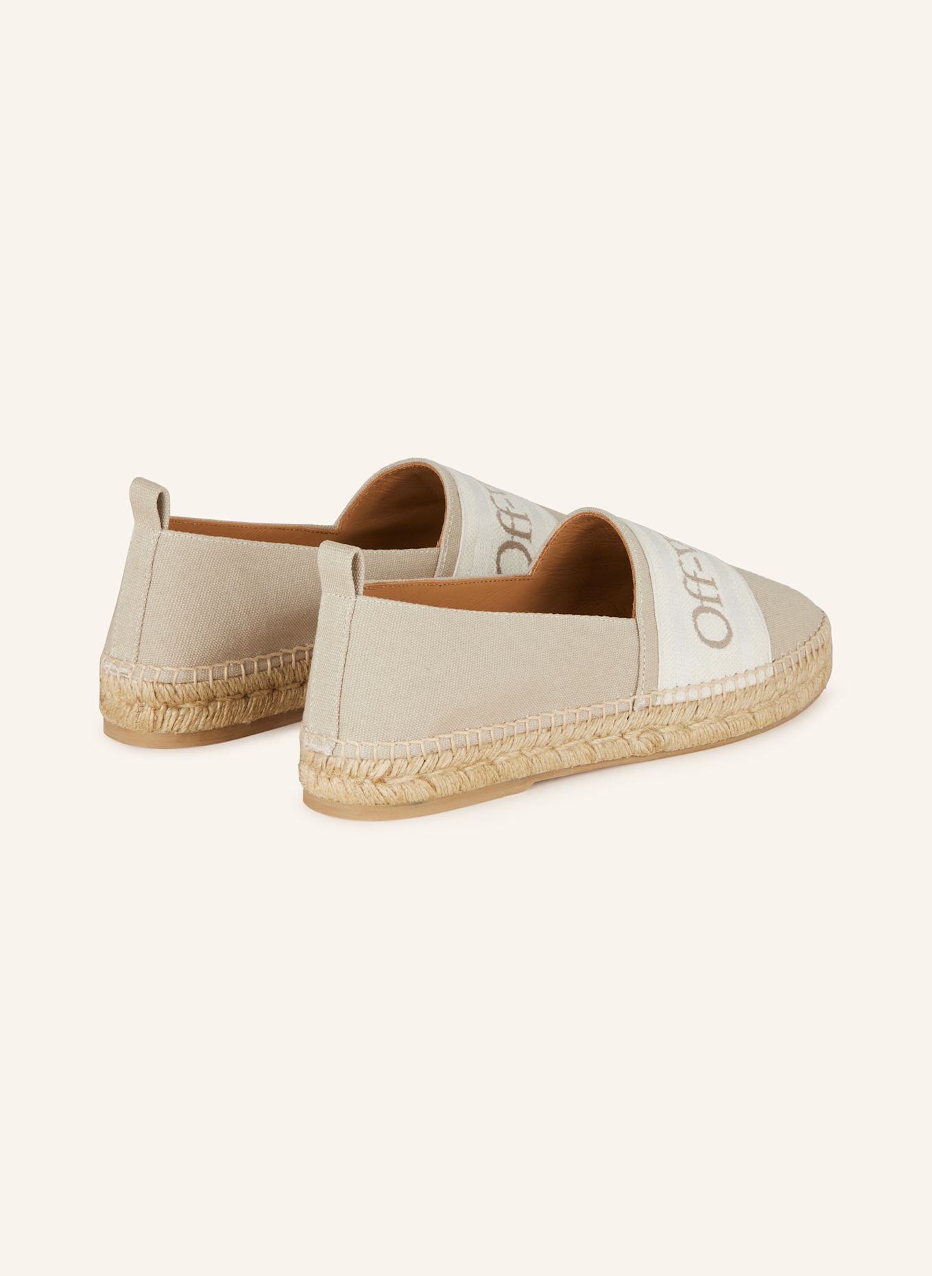 Off-White Espadrilles BOOKISH: CREME