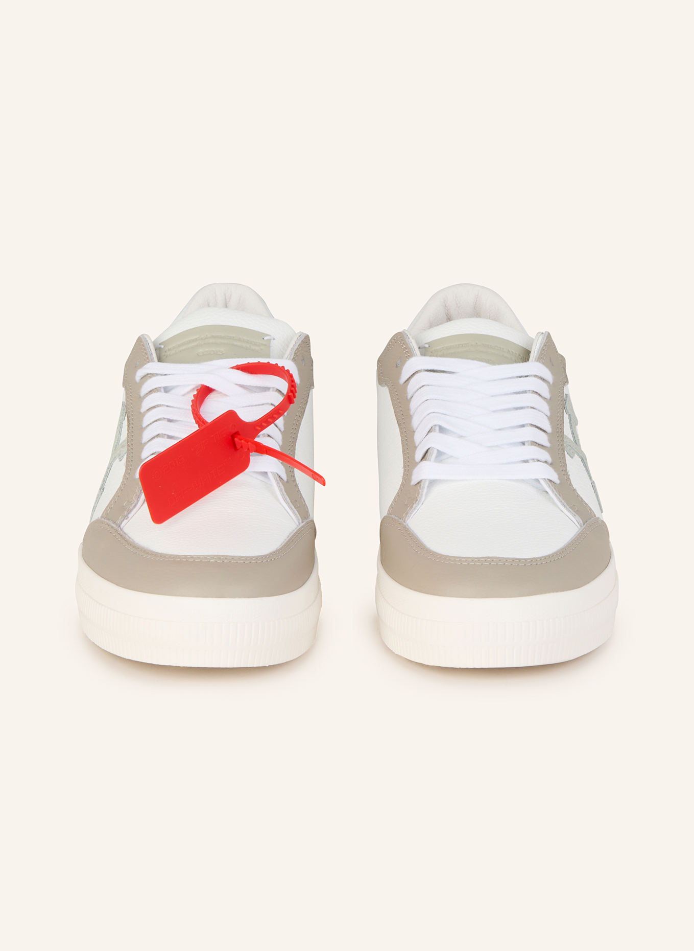 Off-White Sneakers NEW LOW VULCANIZED: WHITE / LIGHT GRAY