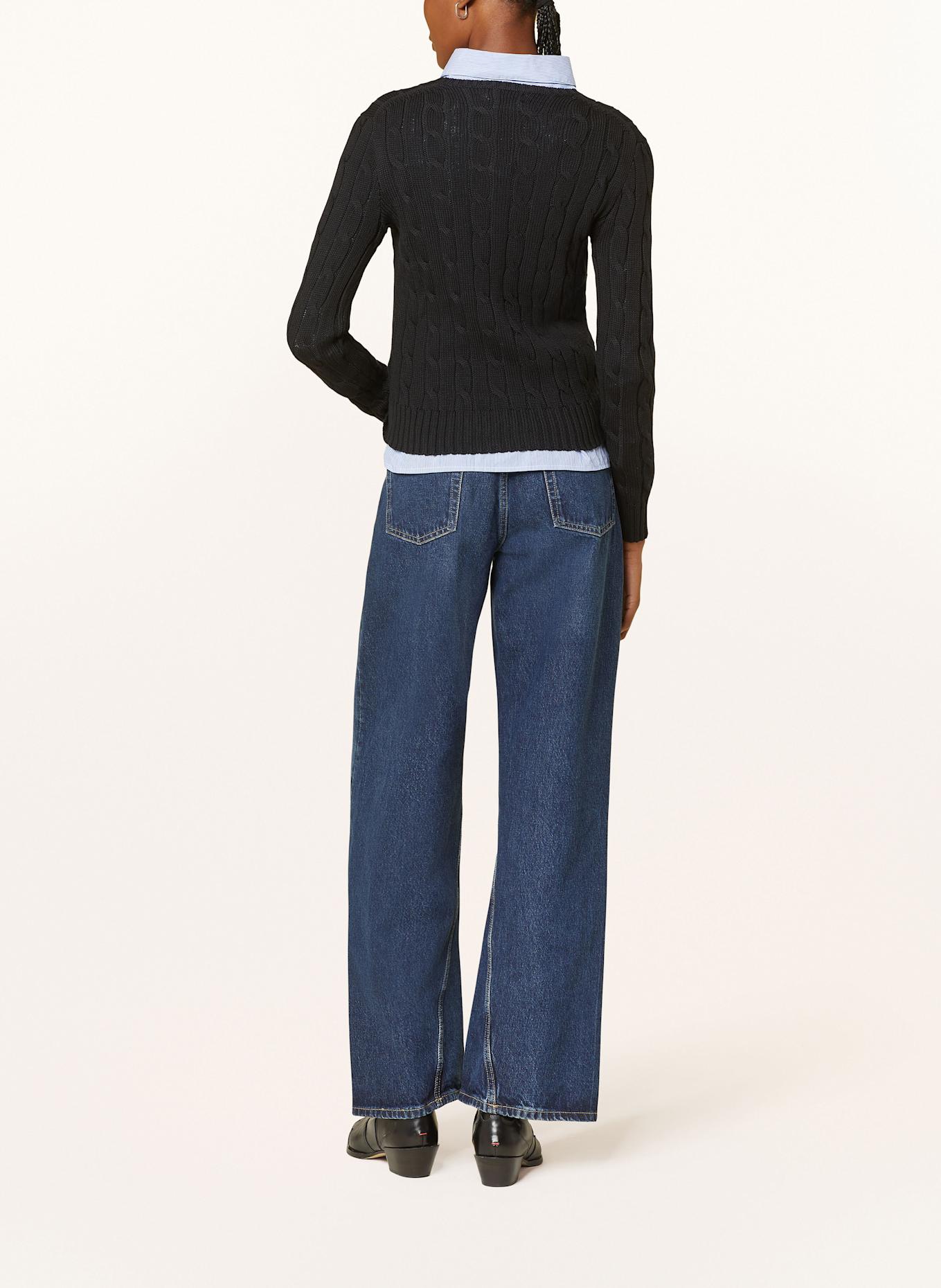 POLO RALPH LAUREN Pullover: SCHWARZ