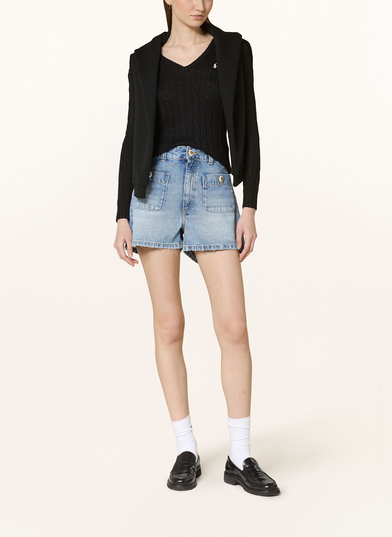 POLO RALPH LAUREN Pullover: SCHWARZ