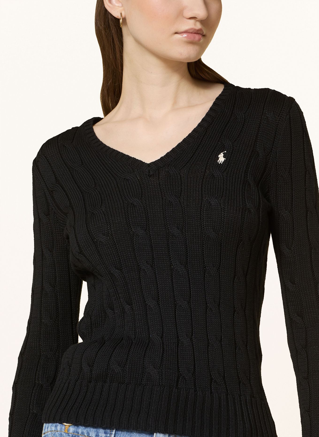 POLO RALPH LAUREN Pullover: SCHWARZ