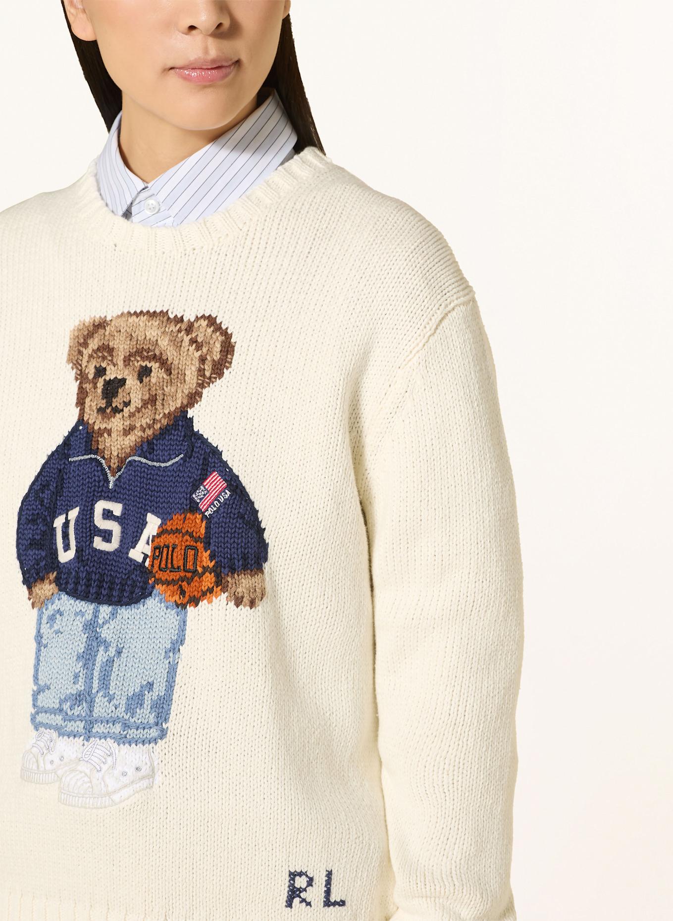 POLO RALPH LAUREN Pullover: WEISS