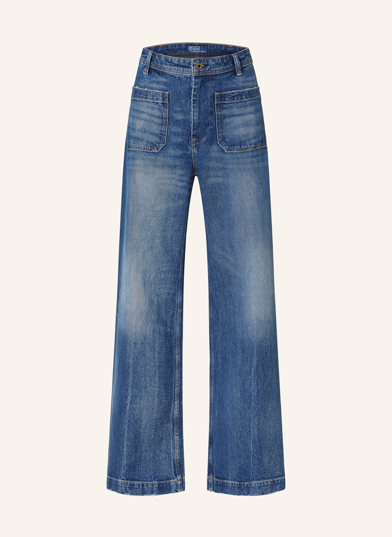 polo Zip RALPH LAUREN Flared jeans: 001 CANDAZE WASH