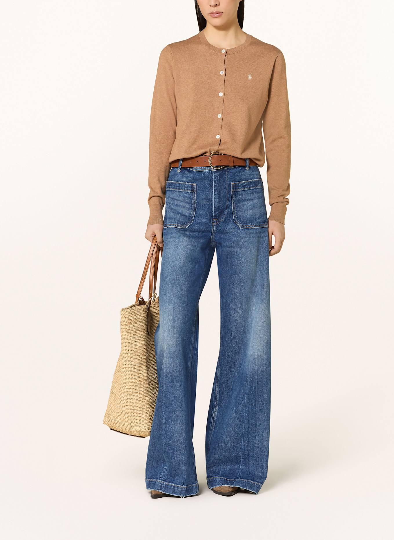 polo Zip RALPH LAUREN Flared jeans: 001 CANDAZE WASH