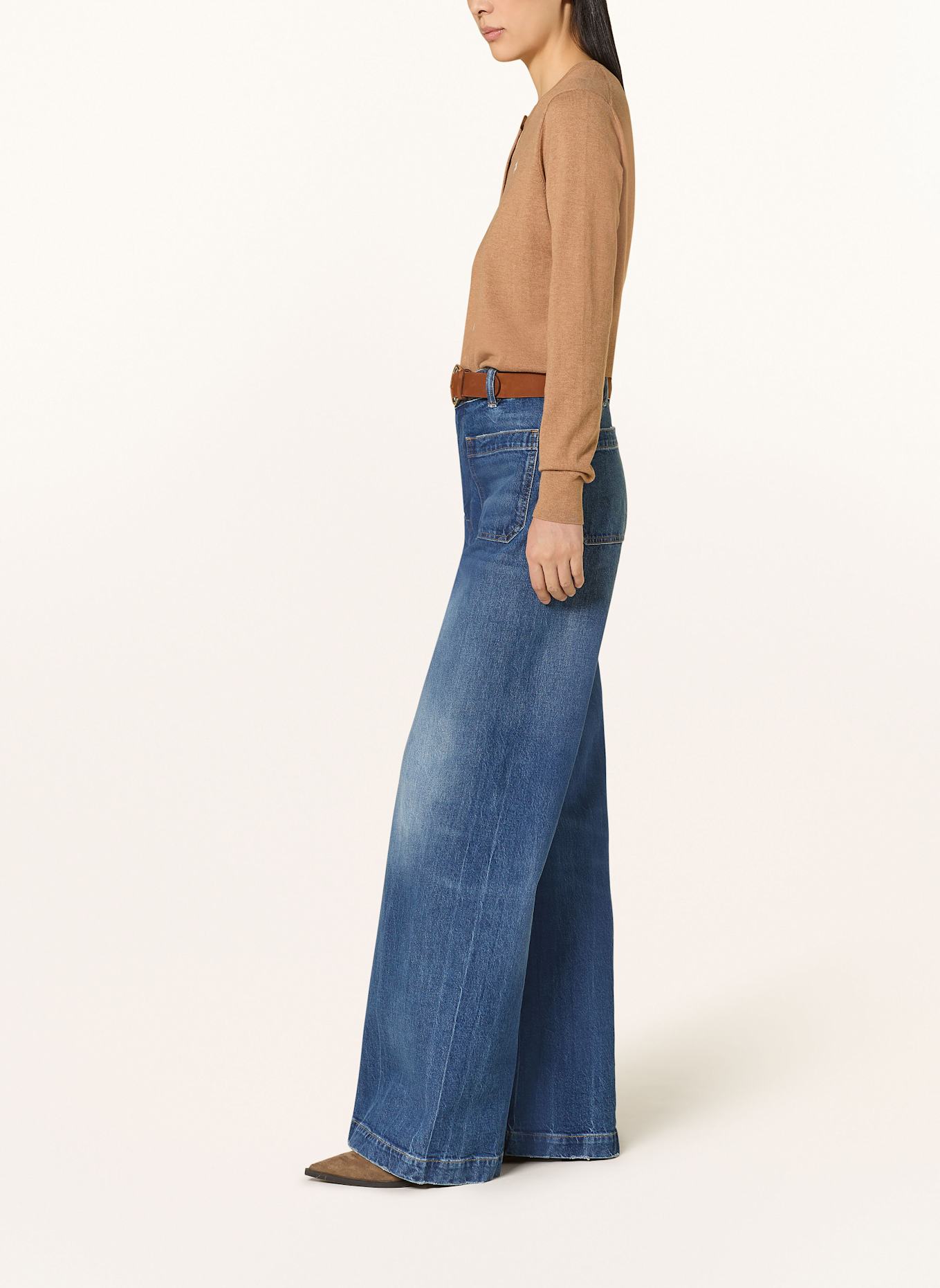 polo Zip RALPH LAUREN Flared jeans: 001 CANDAZE WASH