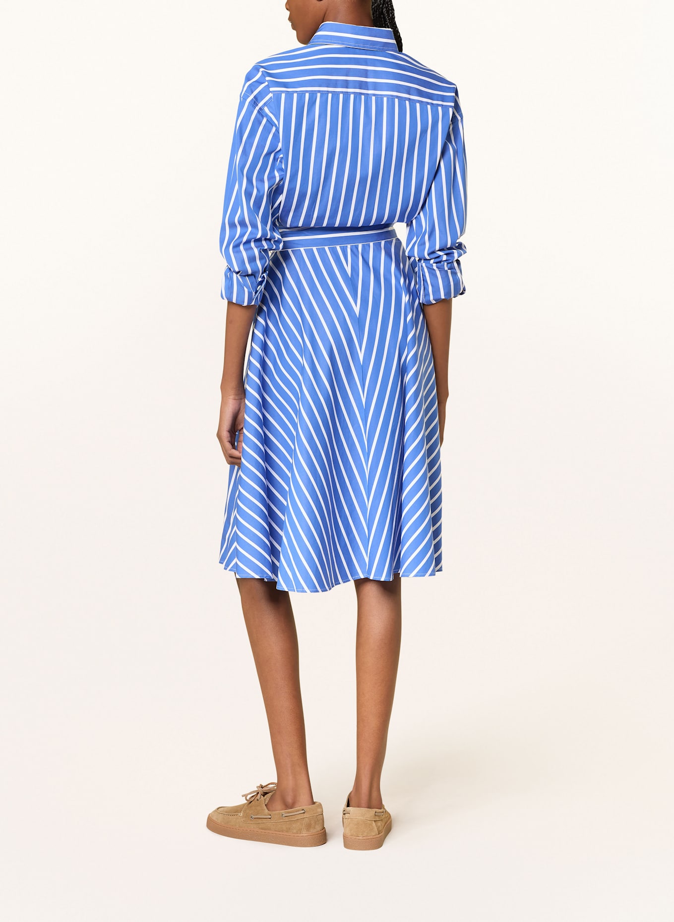 POLO RALPH LAUREN Hemdblusenkleid: BLAU