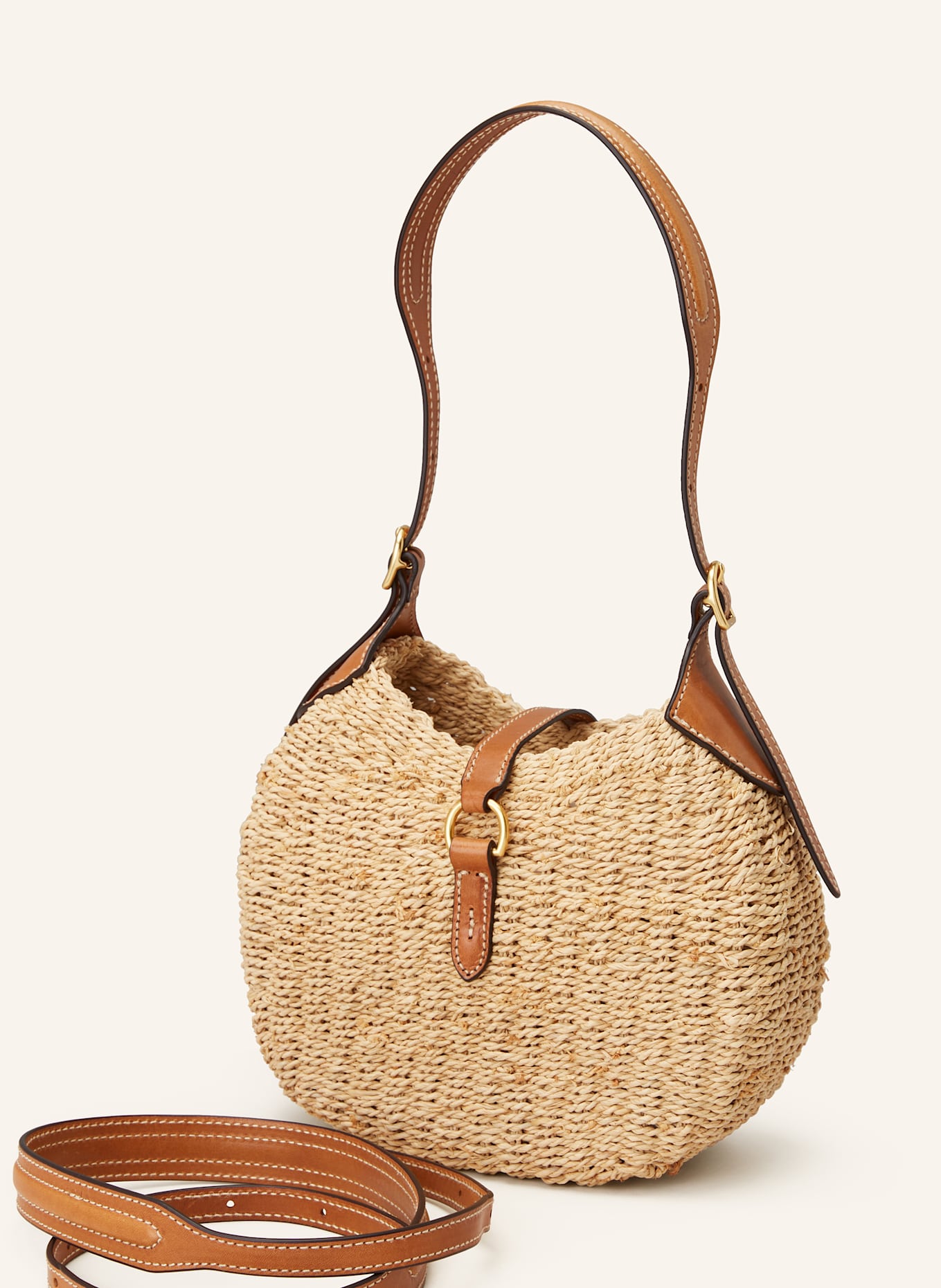 Selected Homme Strikket polo i gyldenbrun Чорні бюстгальтери marc o polo: Вінтажна сумка marco polo