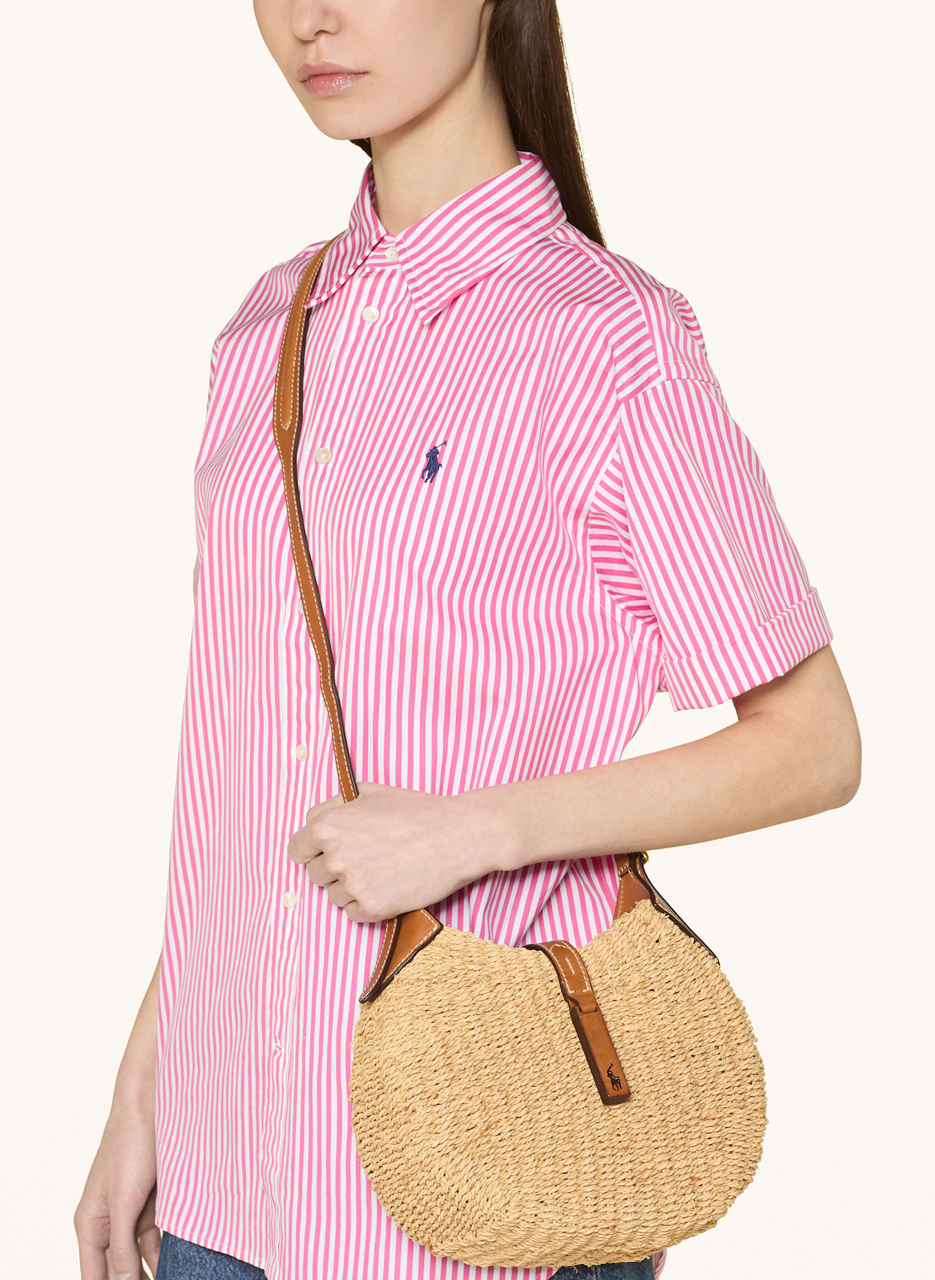 Selected Homme Strikket polo i gyldenbrun Чорні бюстгальтери marc o polo: Вінтажна сумка marco polo