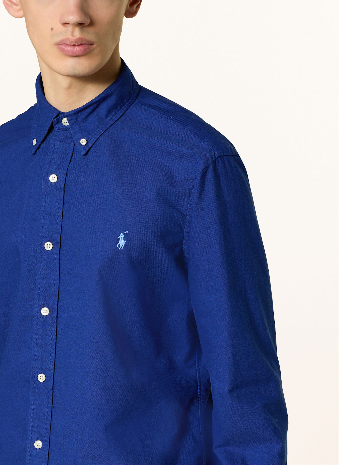 POLO RALPH LAUREN Hemd Custom Fit: DUNKELBLAU