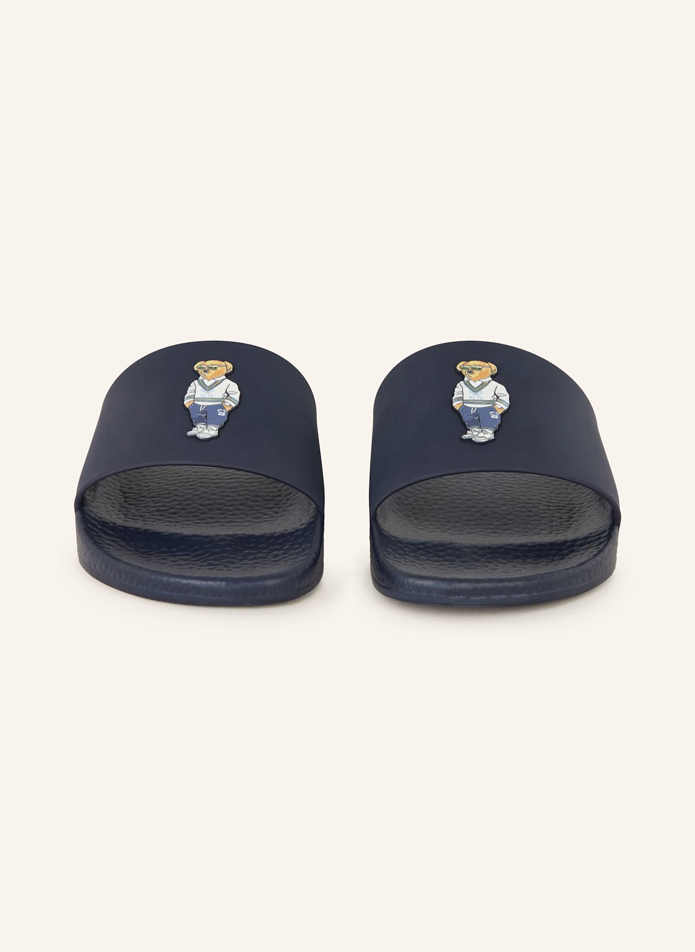 POLO RALPH LAUREN Slides: DARK BLUE