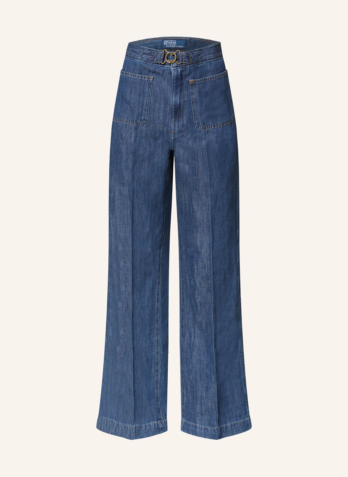 POLO RALPH LAUREN Flared jeans with linen: 001 BELEN WASH