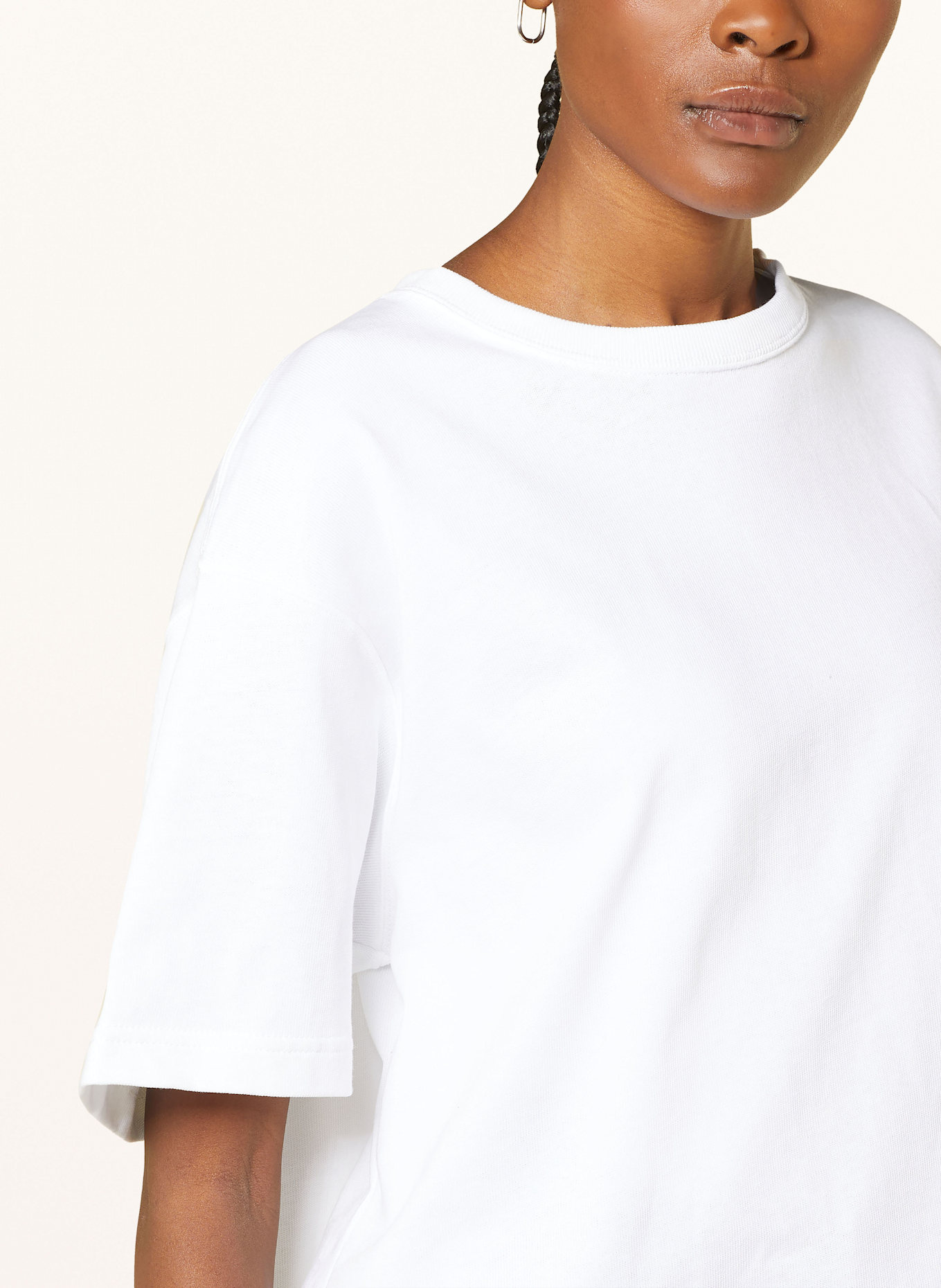 Polo Ralph Lauren player logo slim fit pique polo in dark green T-shirt: WHITE