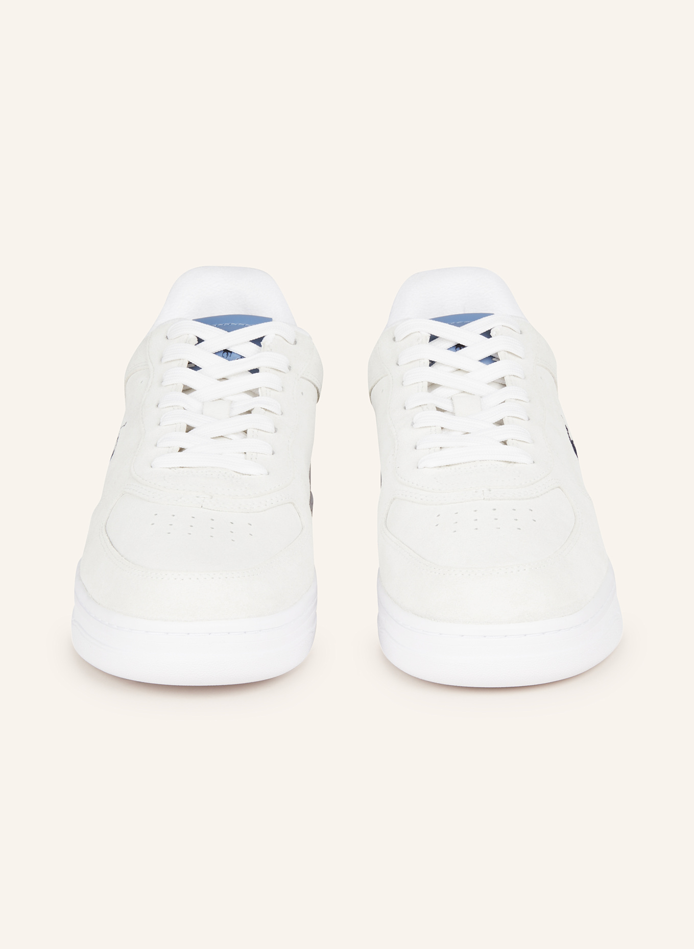 POLO RALPH LAUREN Sneaker: WEISS / BLAUGRAU