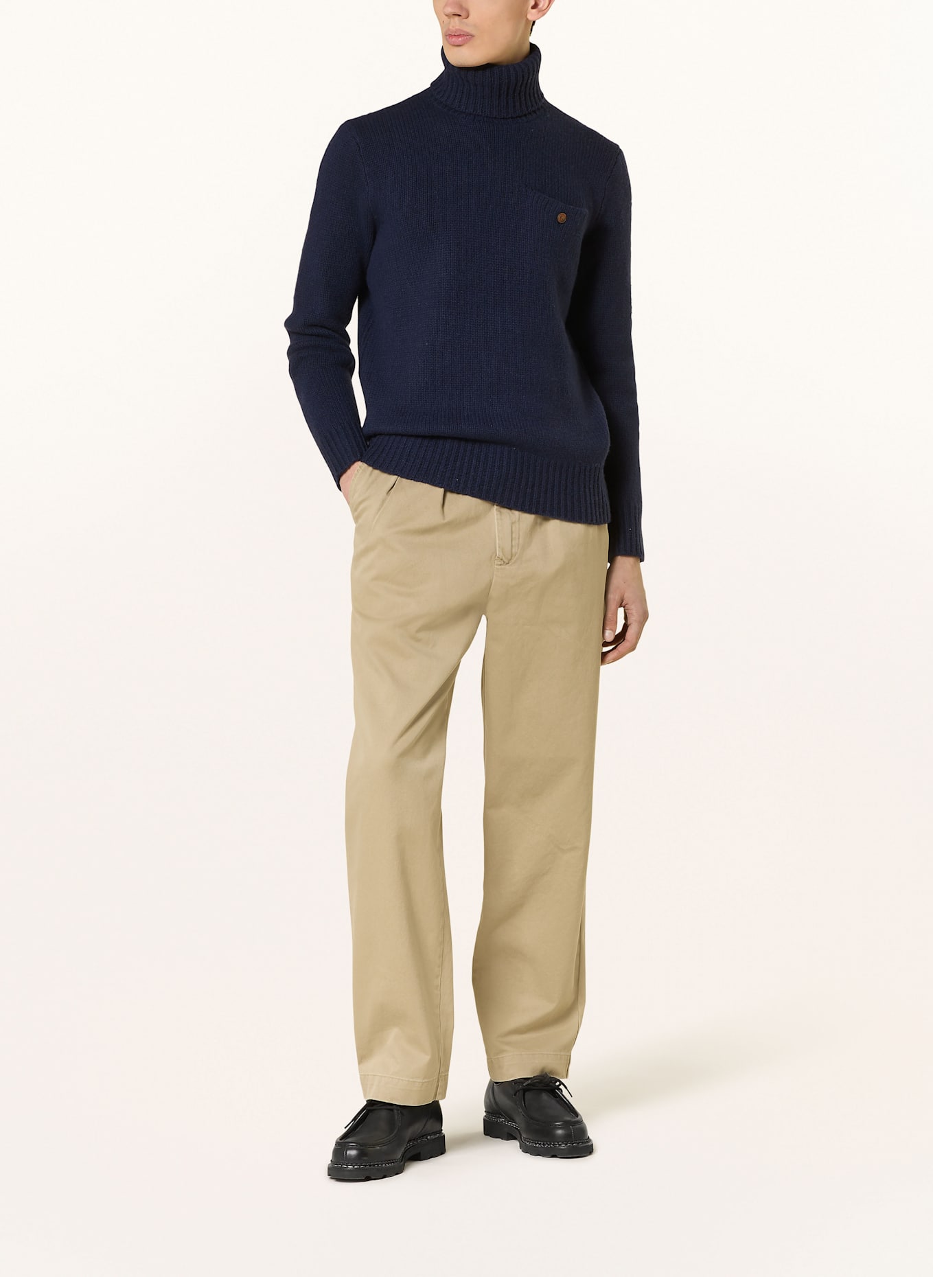 POLO RALPH LAUREN Rollkragenpullover: DUNKELBLAU