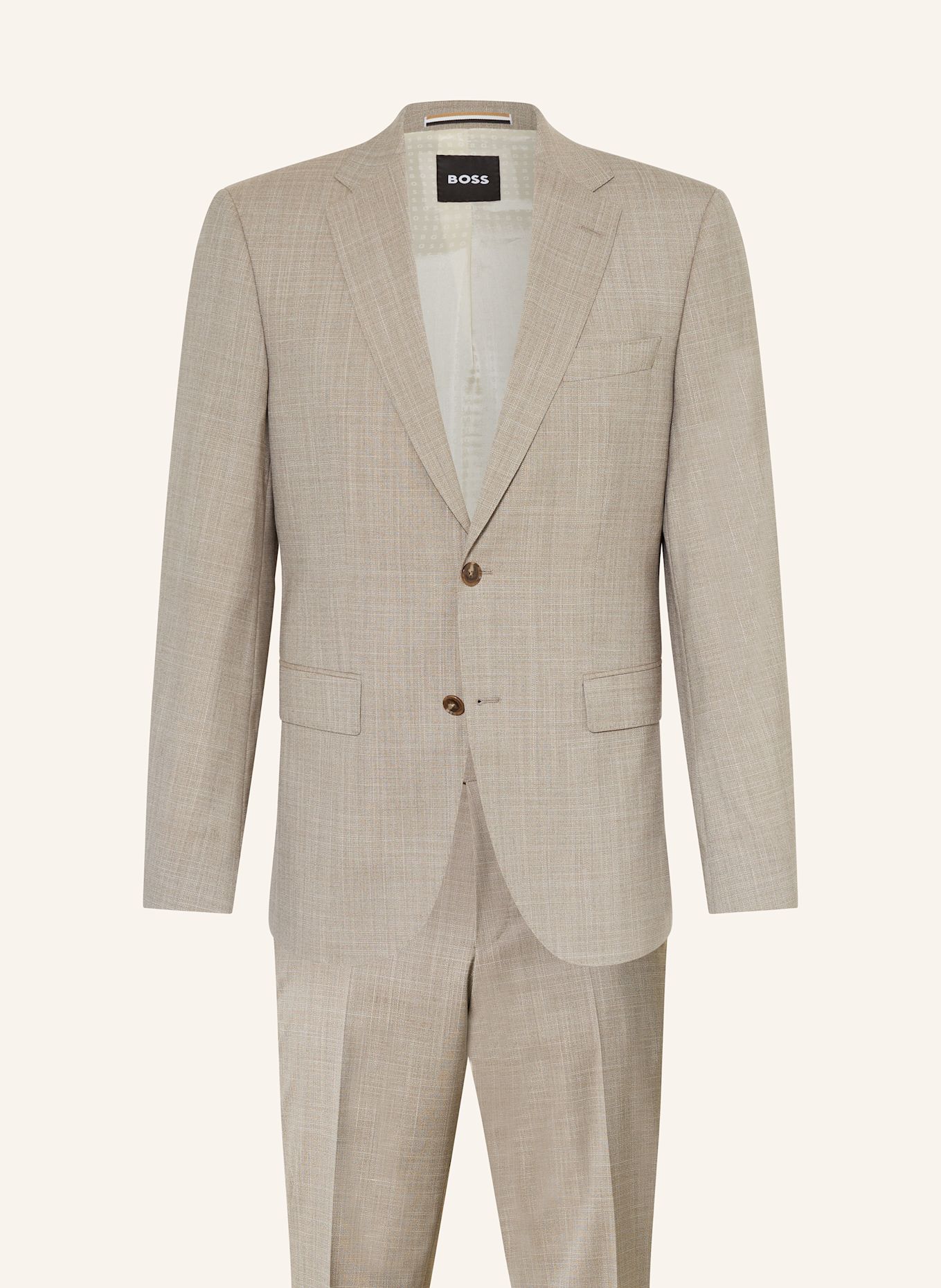 BOSS Anzug JECKSON Regular Fit: BEIGE