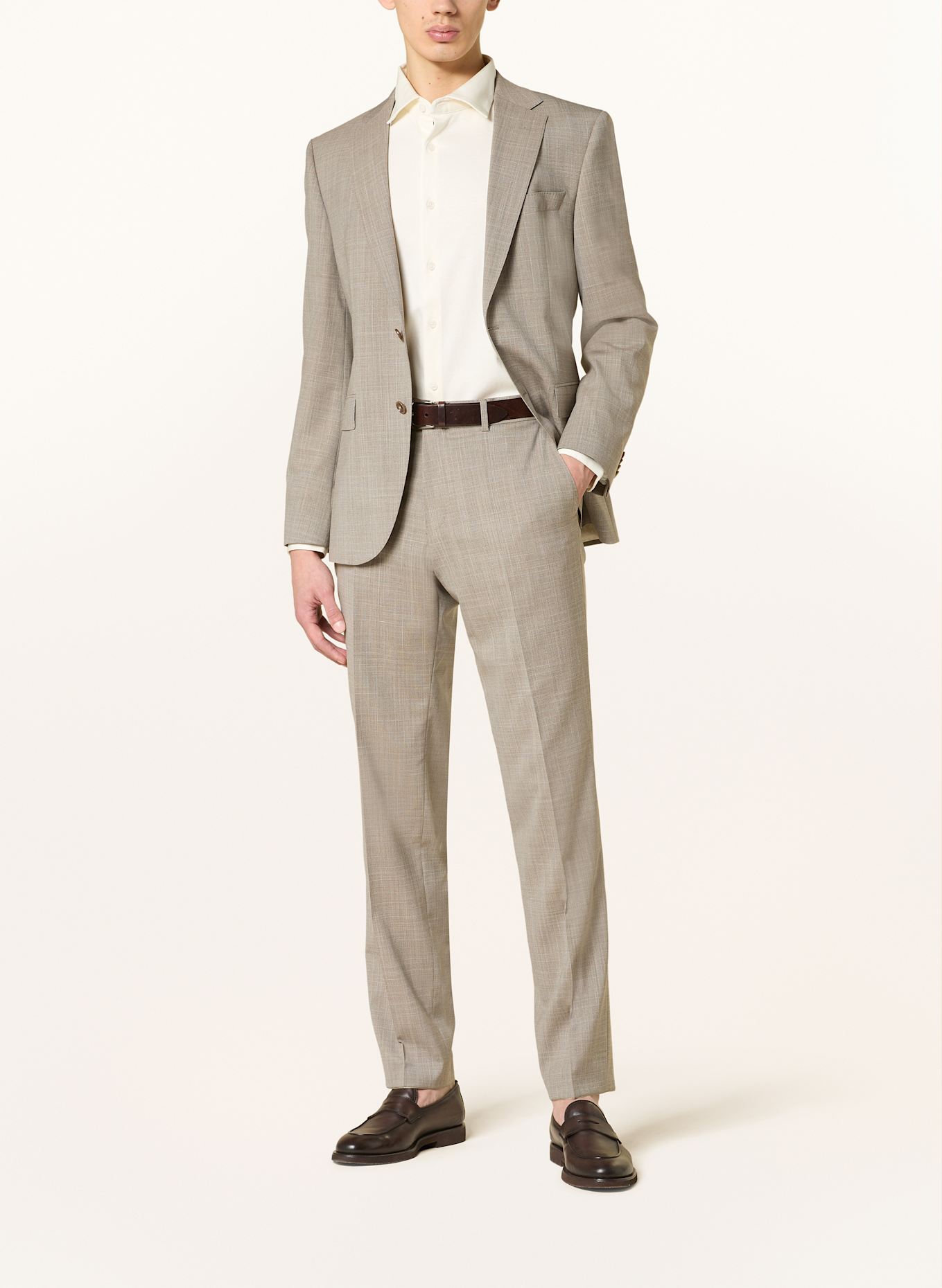 BOSS Anzug JECKSON Regular Fit: BEIGE