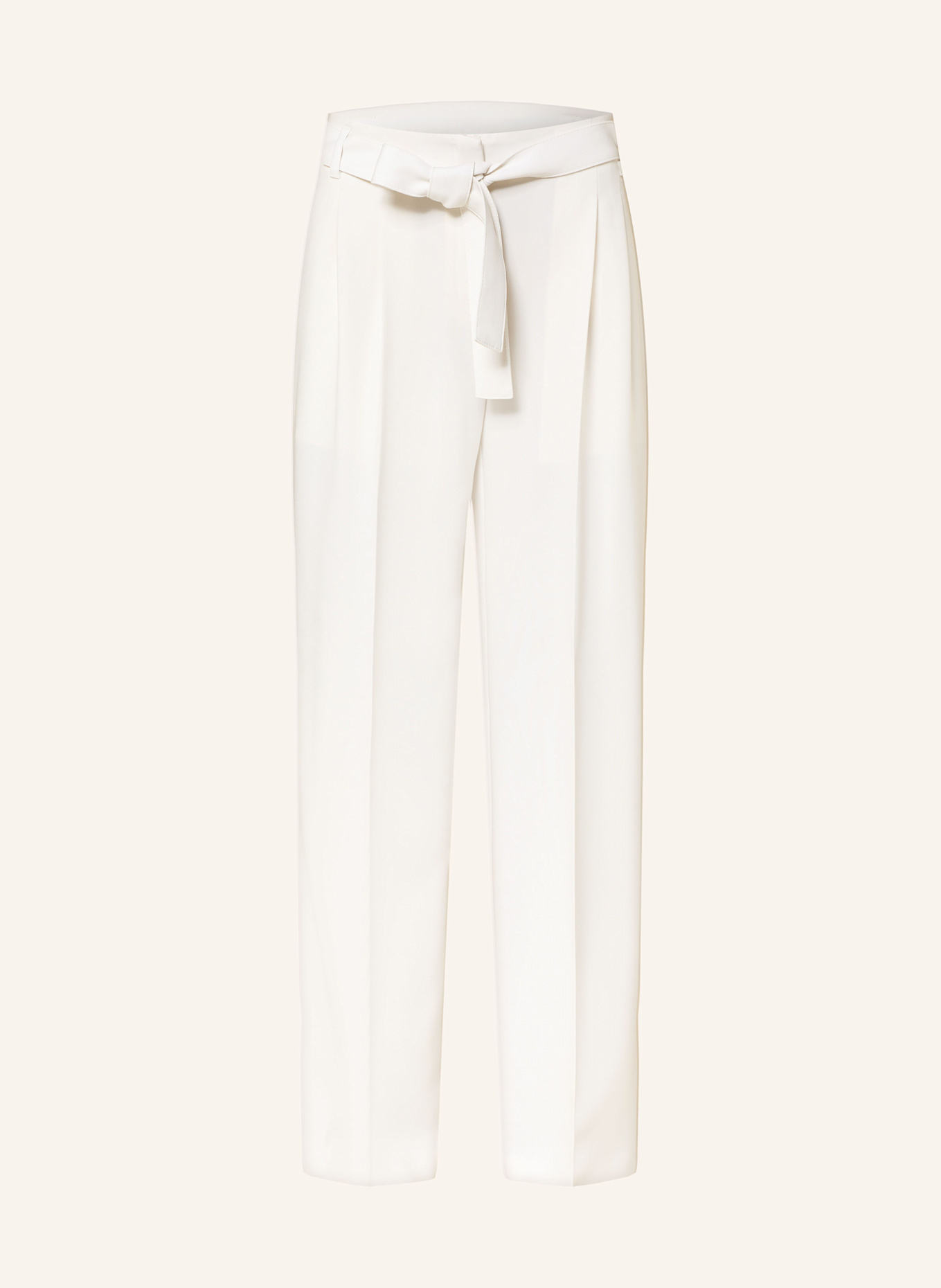 BOSS Wide leg trousers TAPIANA: ECRU