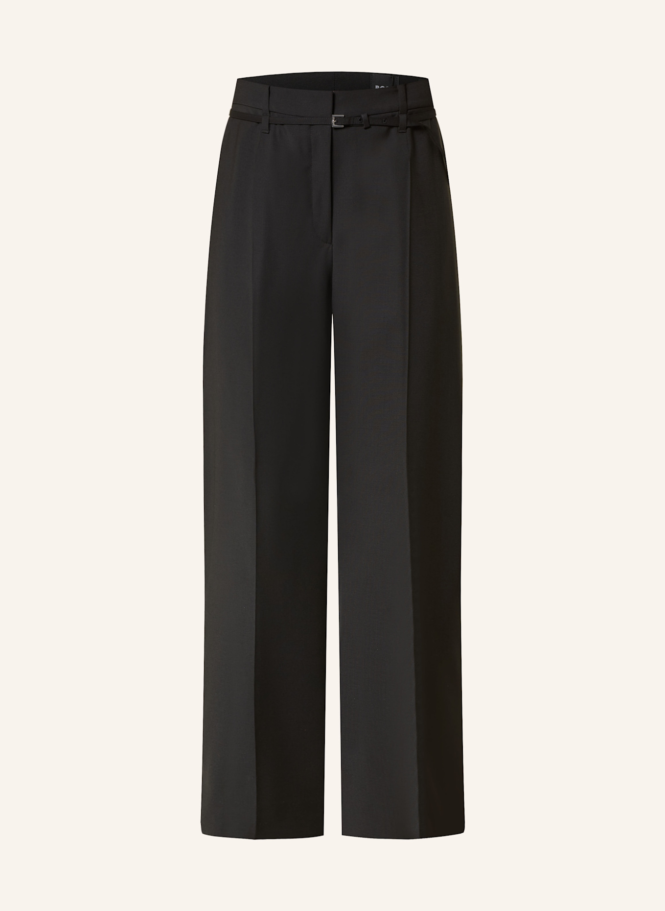 BOSS Wide leg trousers TILDA: BLACK