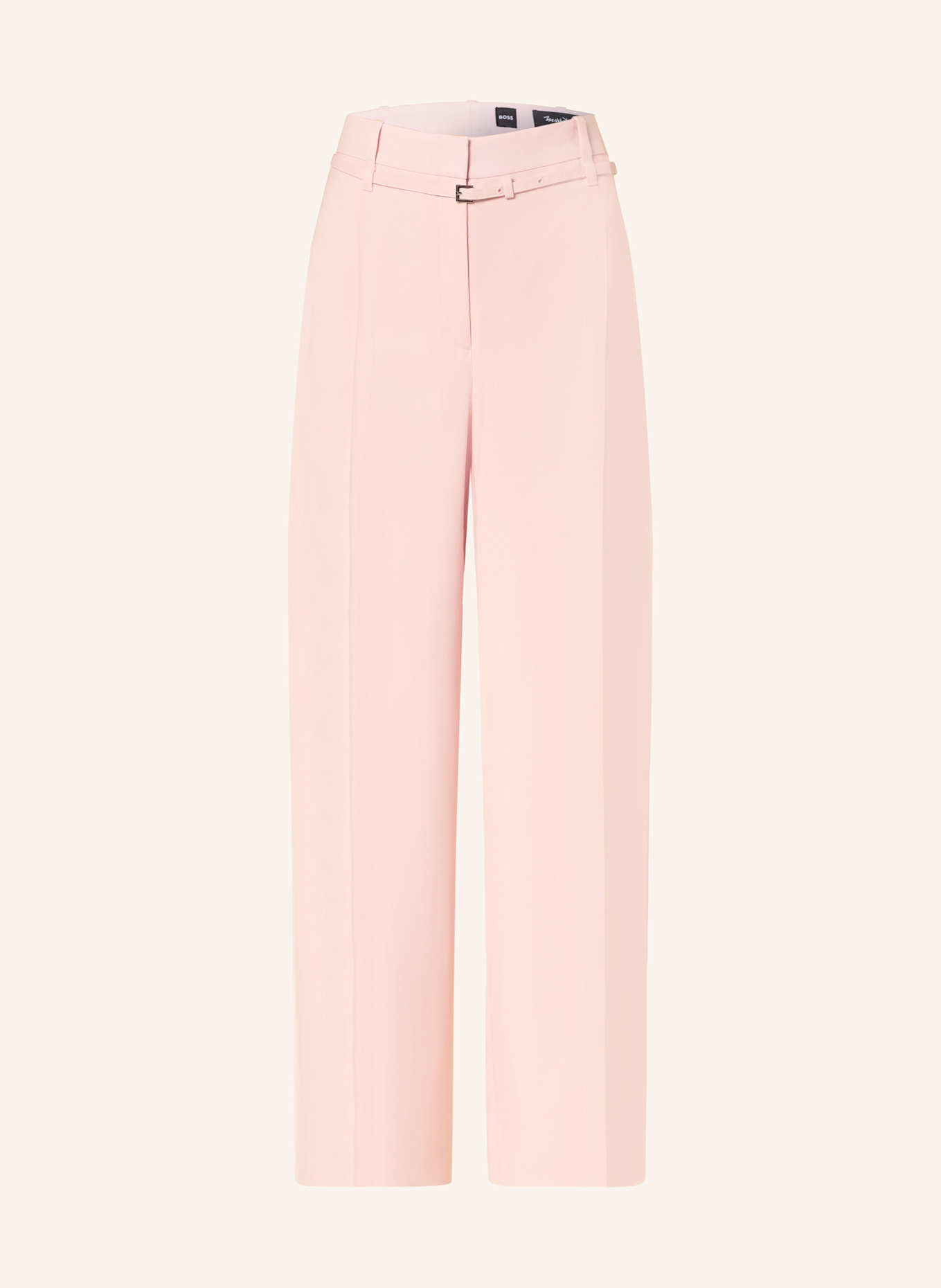 BOSS Wide leg trousers TILDA: PINK