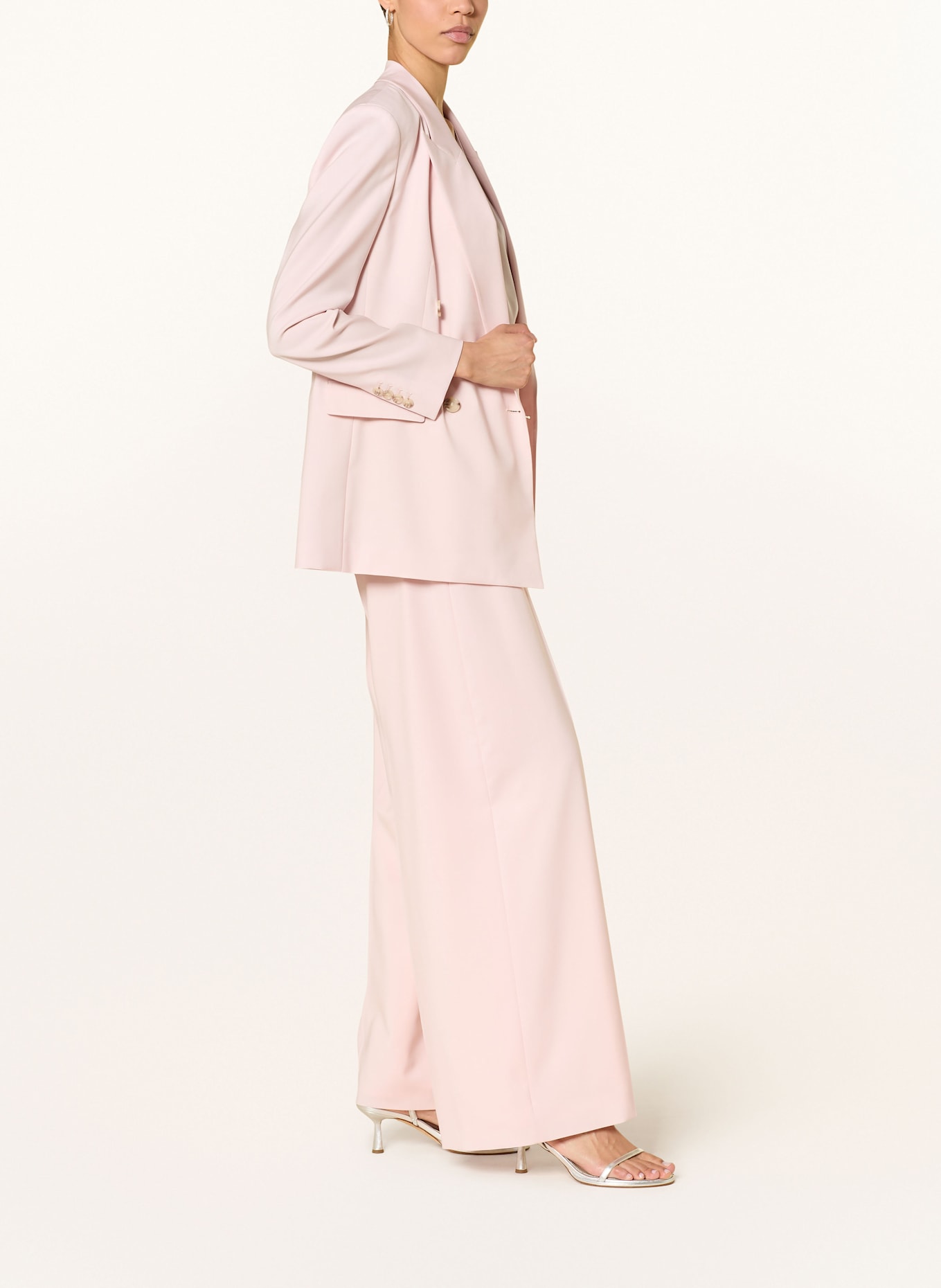 BOSS Wide leg trousers TILDA: PINK