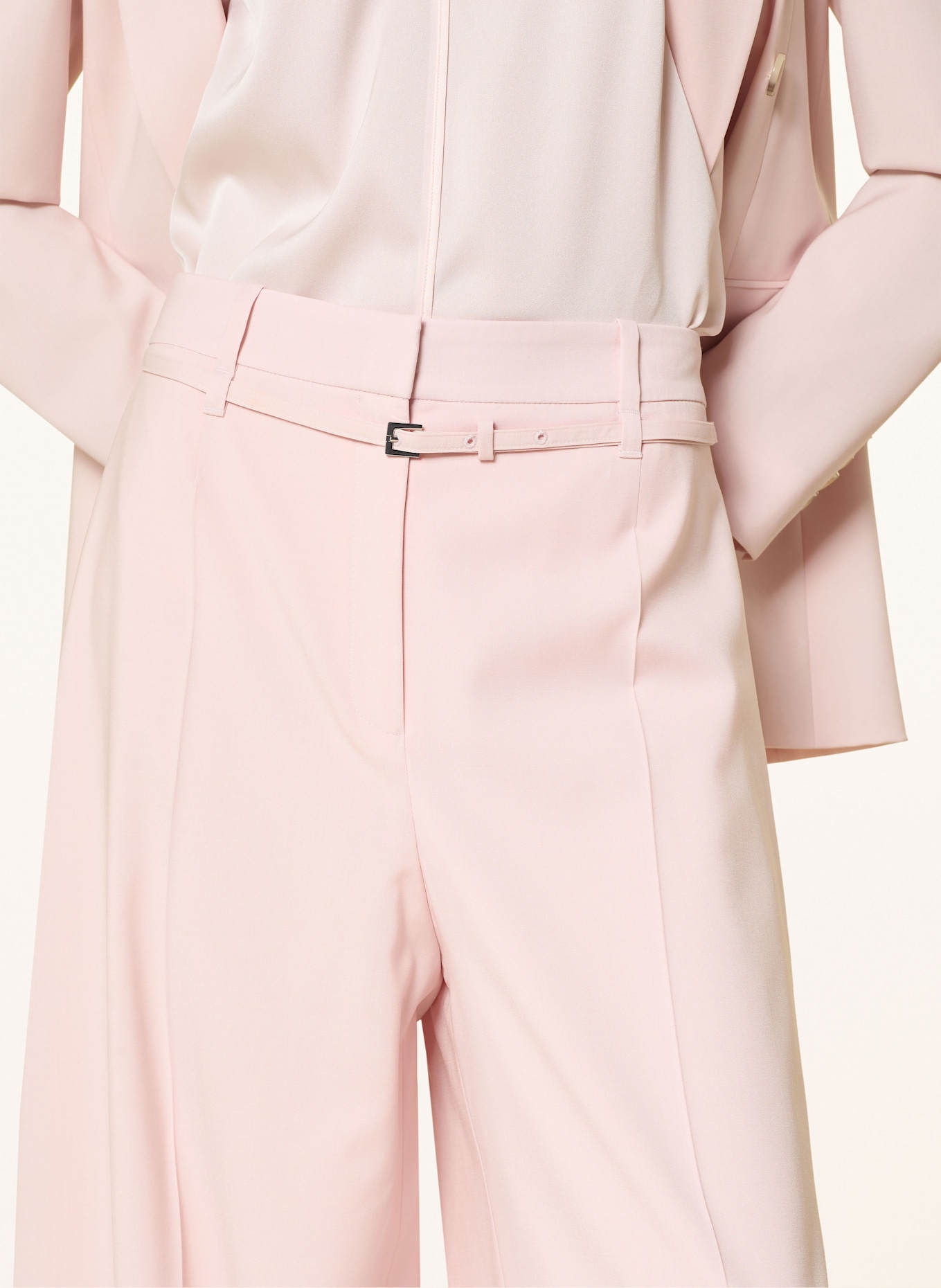 BOSS Wide leg trousers TILDA: PINK