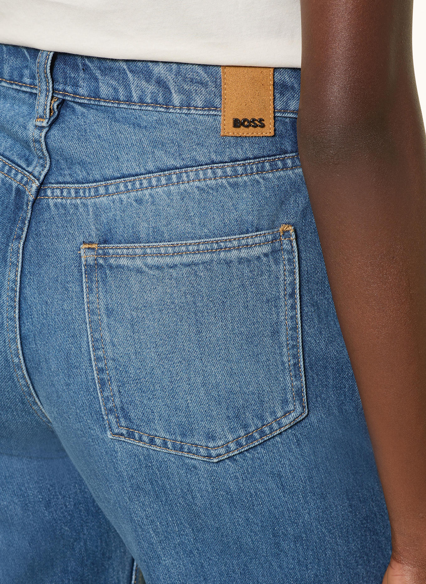 BOSS Wide Leg Jeans CROSSROAD SUPER: 453 LIGHT/PASTEL BLUE