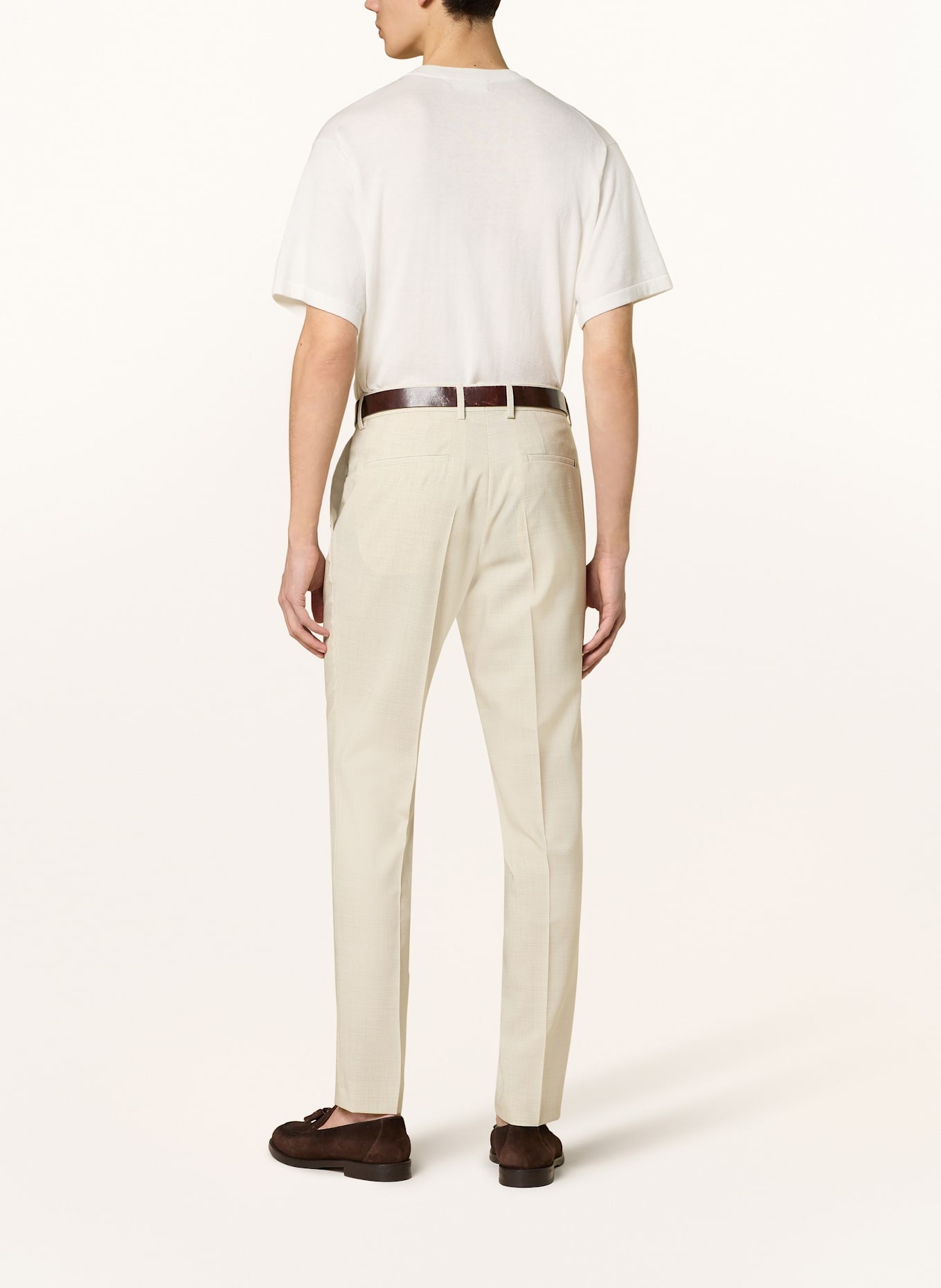 BOSS Spodnie garniturowe GENIUS slim fit: 131 Open White