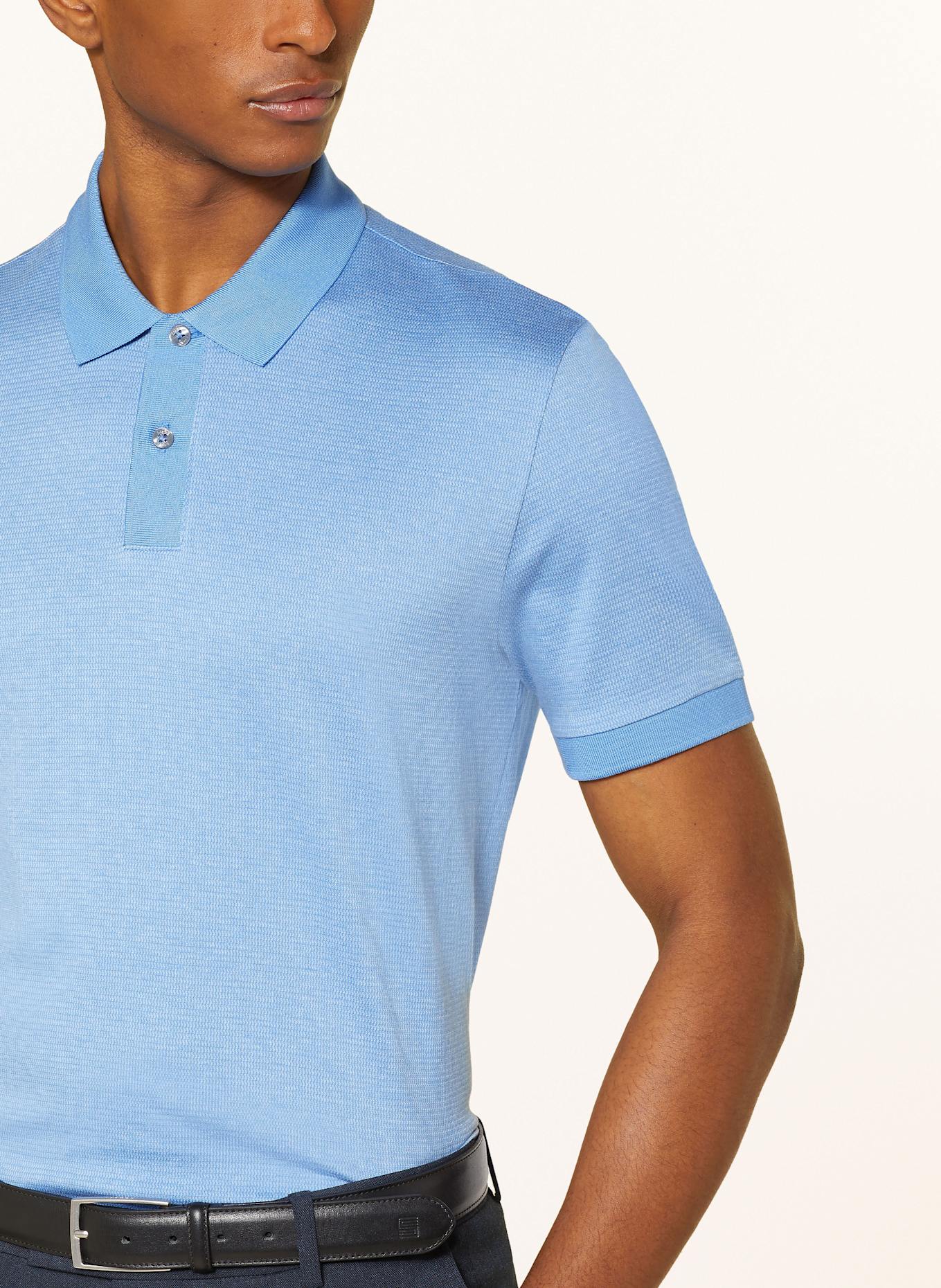 BOSS Jersey polo shirt PARLAY: BLUE