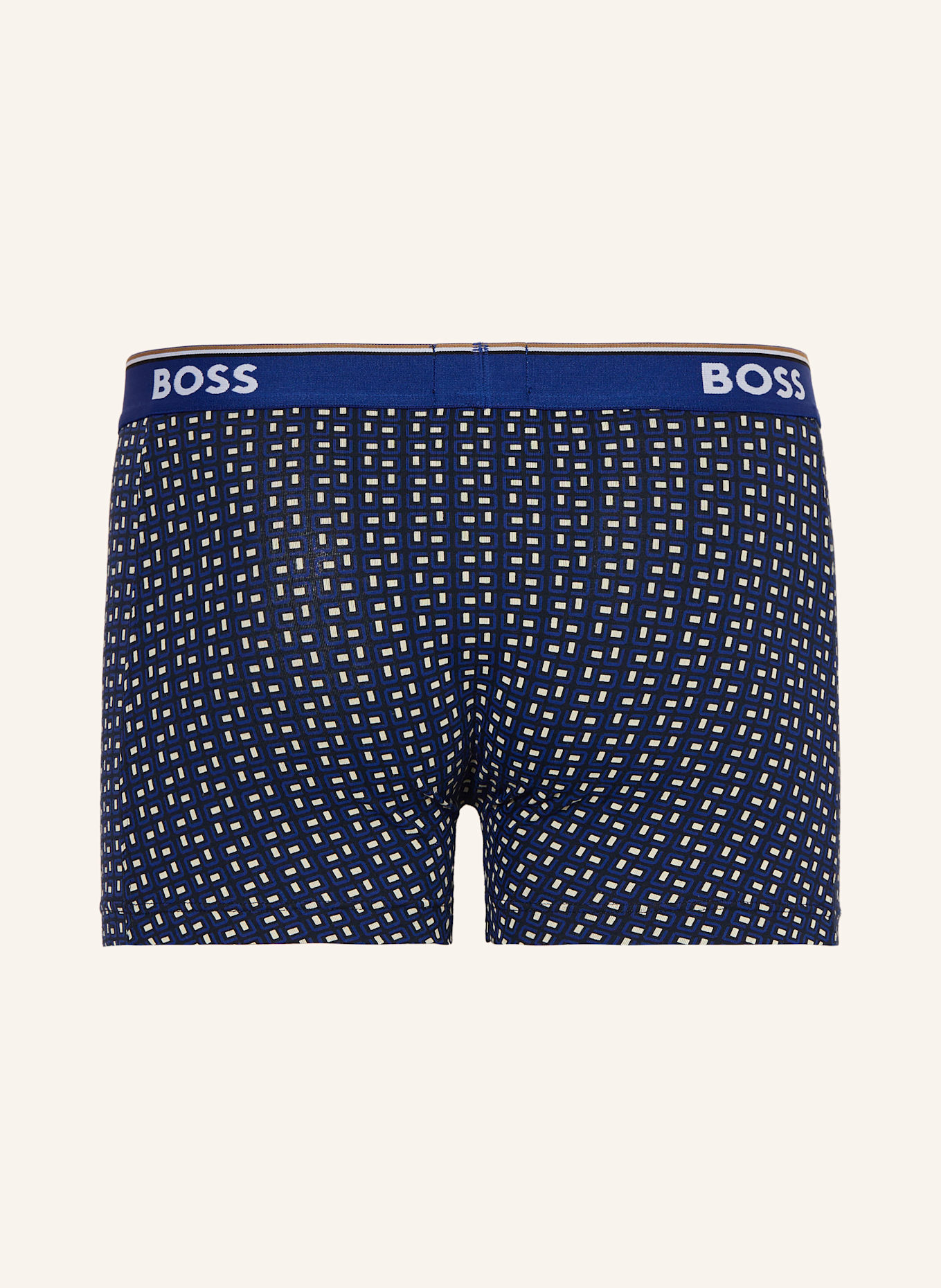 BOSS 3er-Pack Boxershorts POWER: BLAU / DUNKELBLAU / SCHWARZ