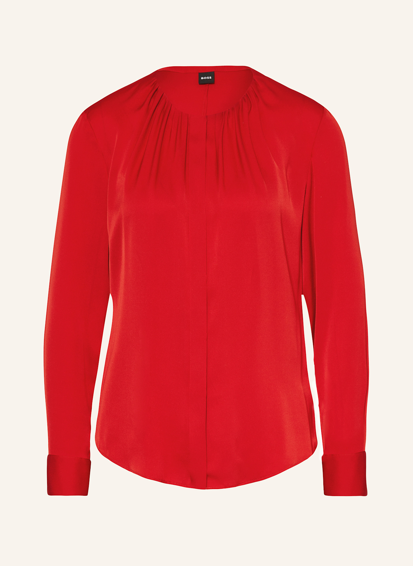 BOSS Seidenbluse BANORAH: ROT