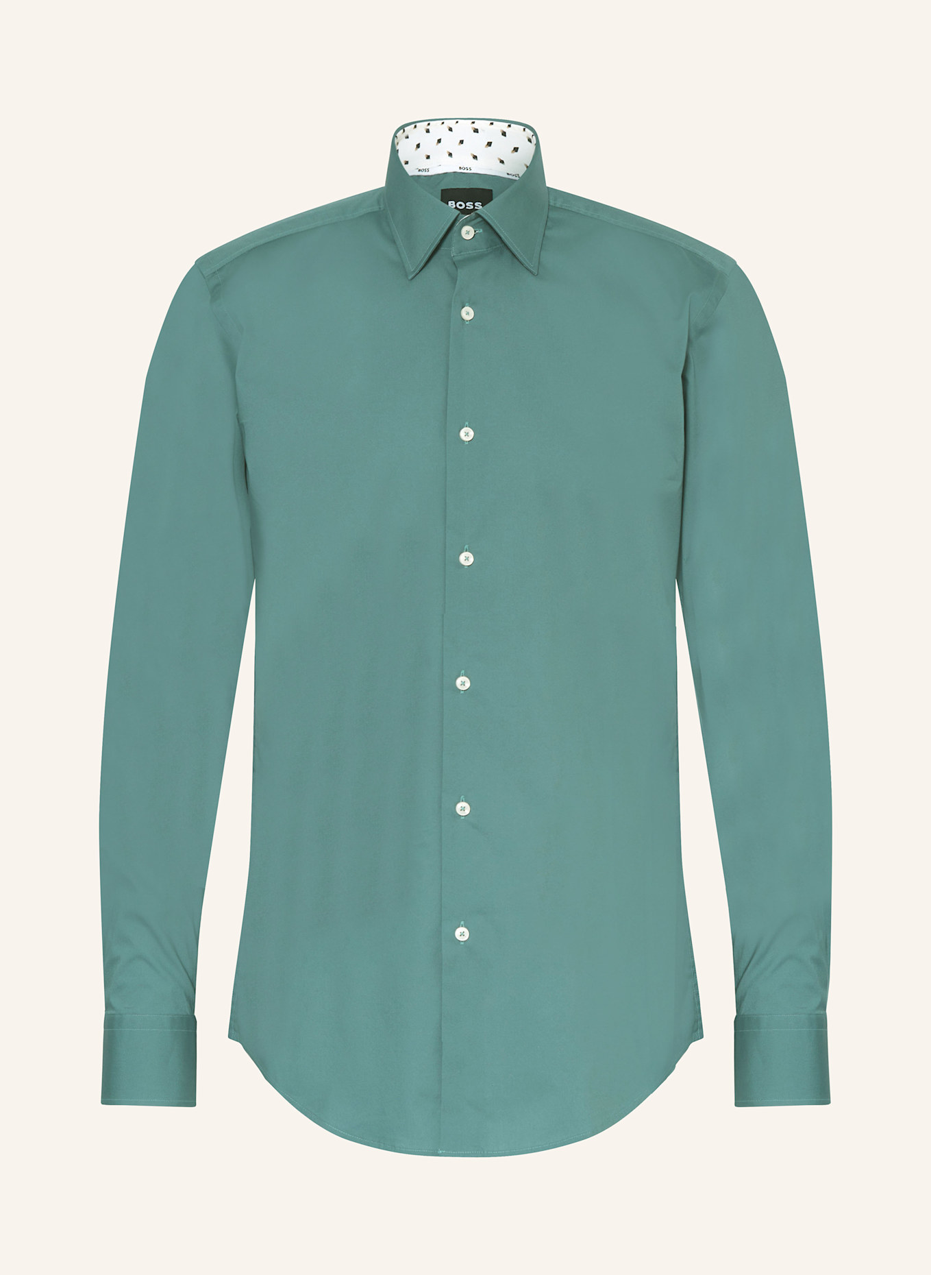 BOSS Shirt HANK slim fit: TEAL