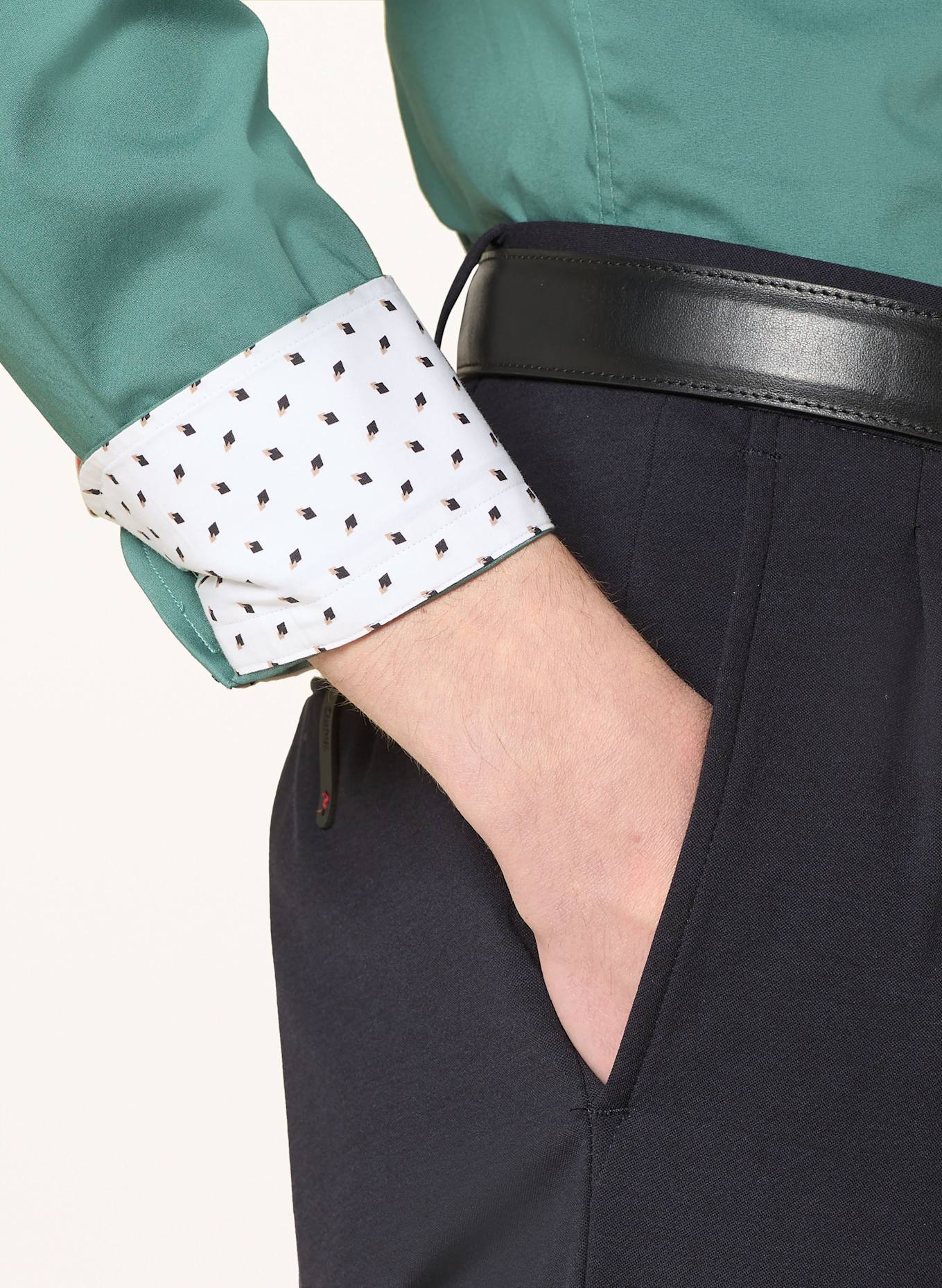 BOSS Shirt HANK slim fit: TEAL