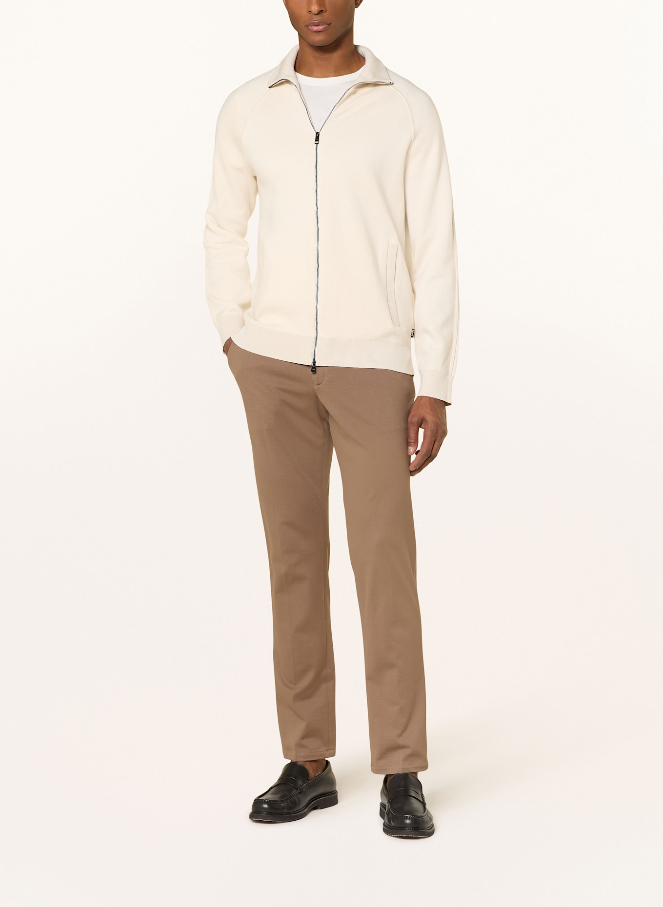 BOSS Strickjacke DOMICO: ECRU